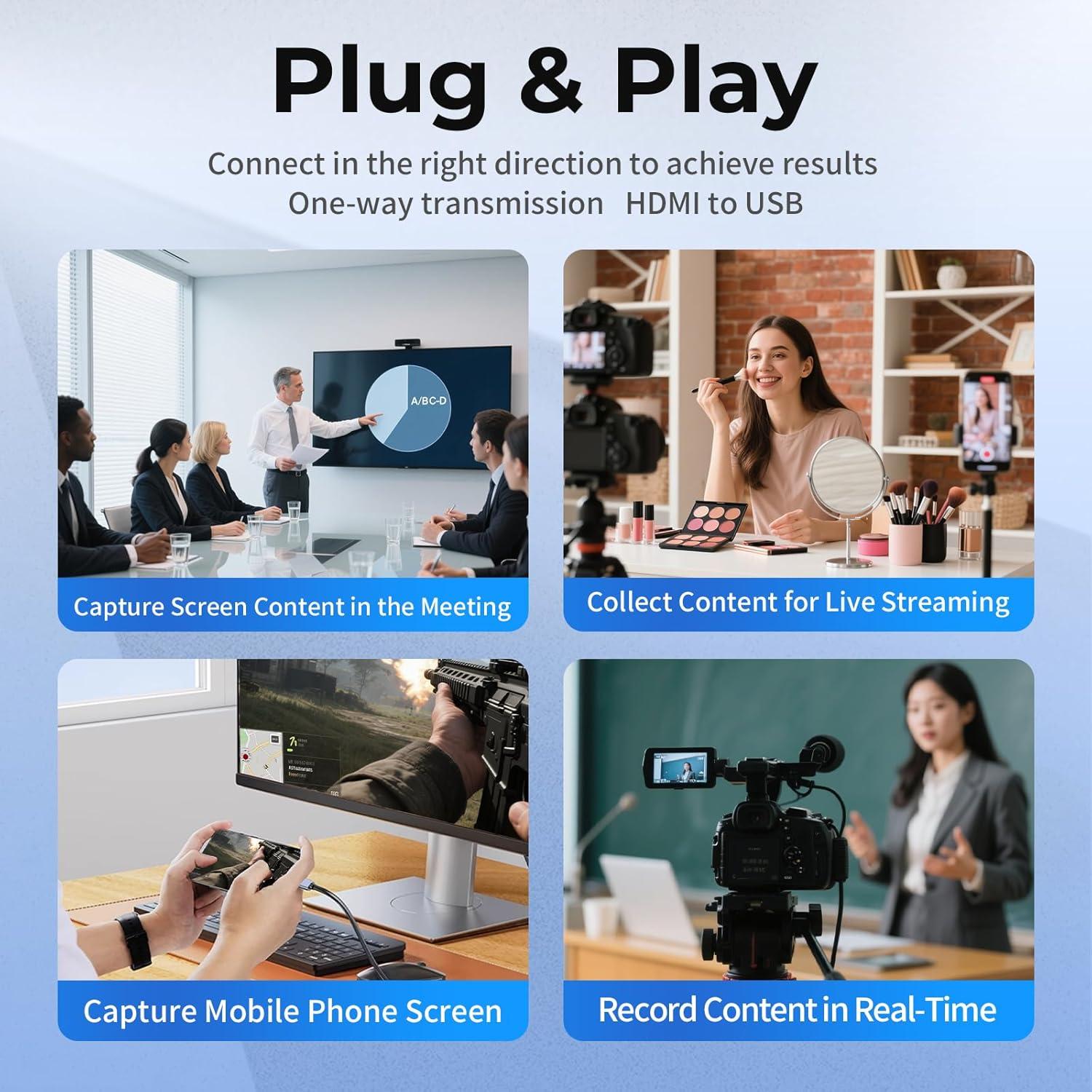 Tarjeta de Captura HDMI 4K Guermok Z73-jp USB 3.0