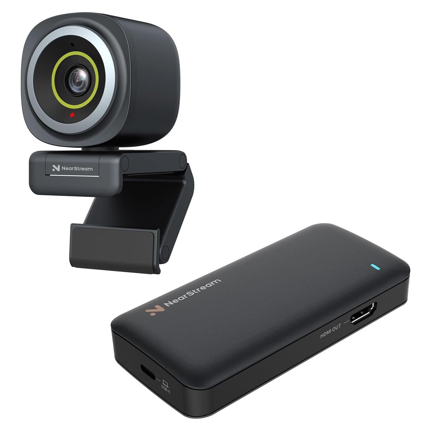 Kit de Captura y Streaming NearStream CCD10 y Webcam 4K