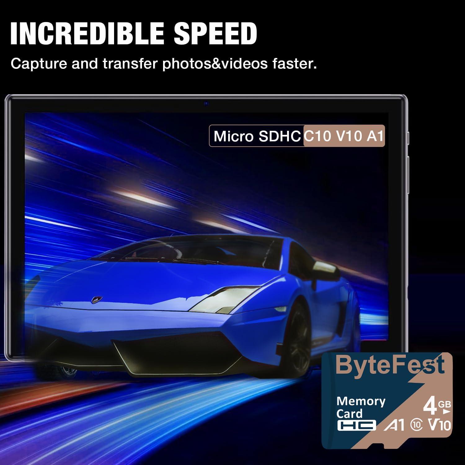 Paquete de 5 Tarjetas de Memoria 4GB ByteFest Clase 10