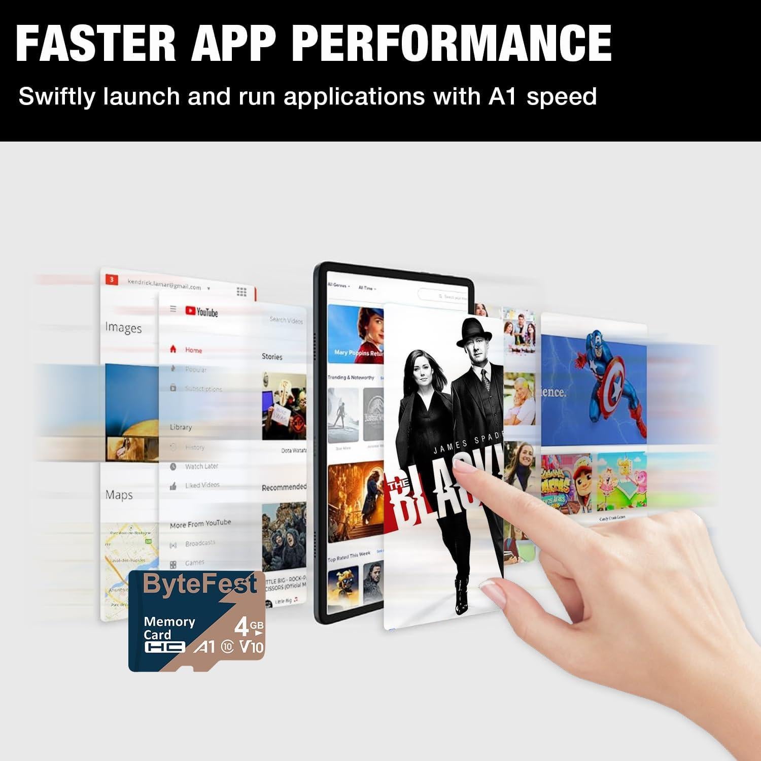 Paquete de 5 Tarjetas de Memoria 4GB ByteFest Clase 10