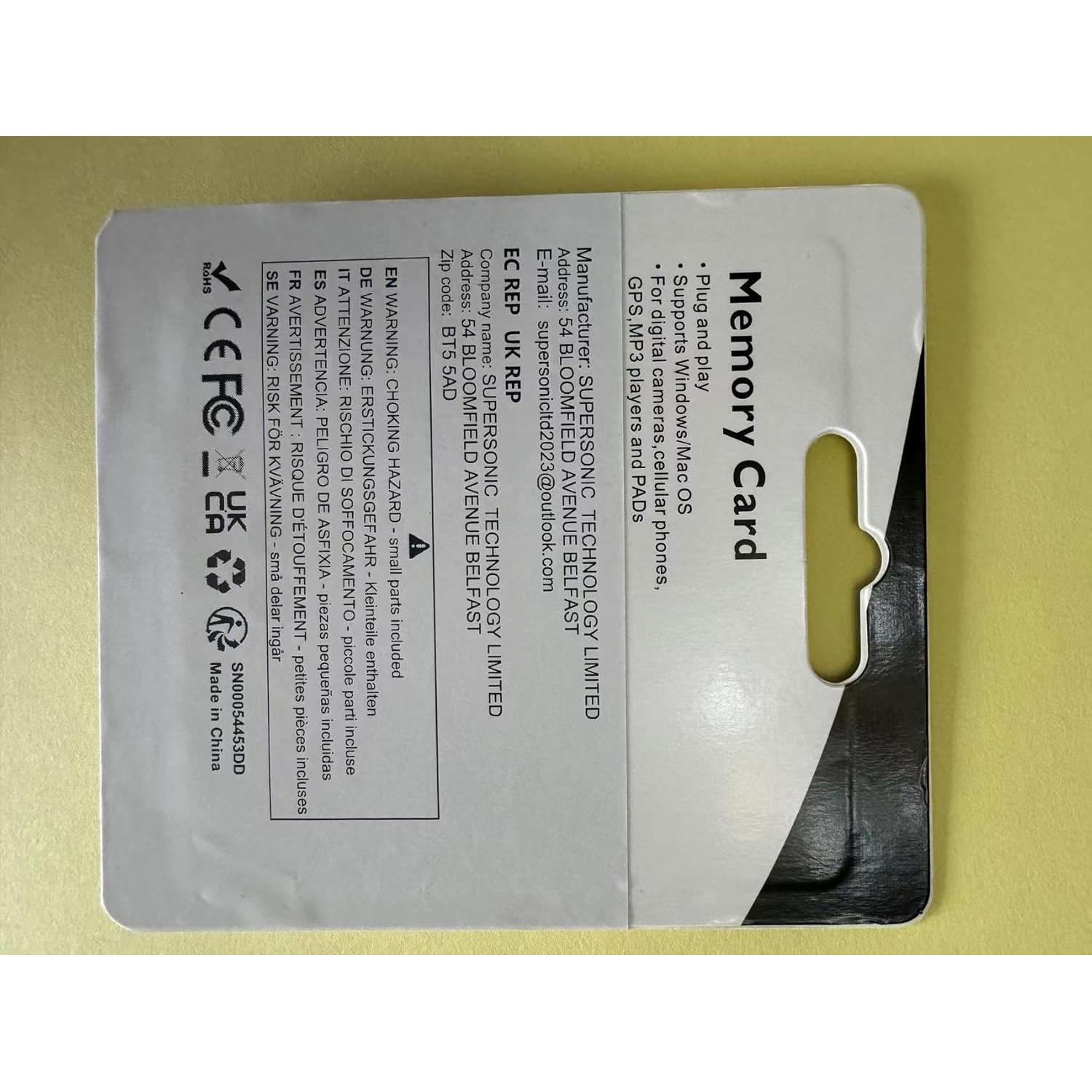 Paquete de 5 Tarjetas de Memoria 4GB ByteFest Clase 10