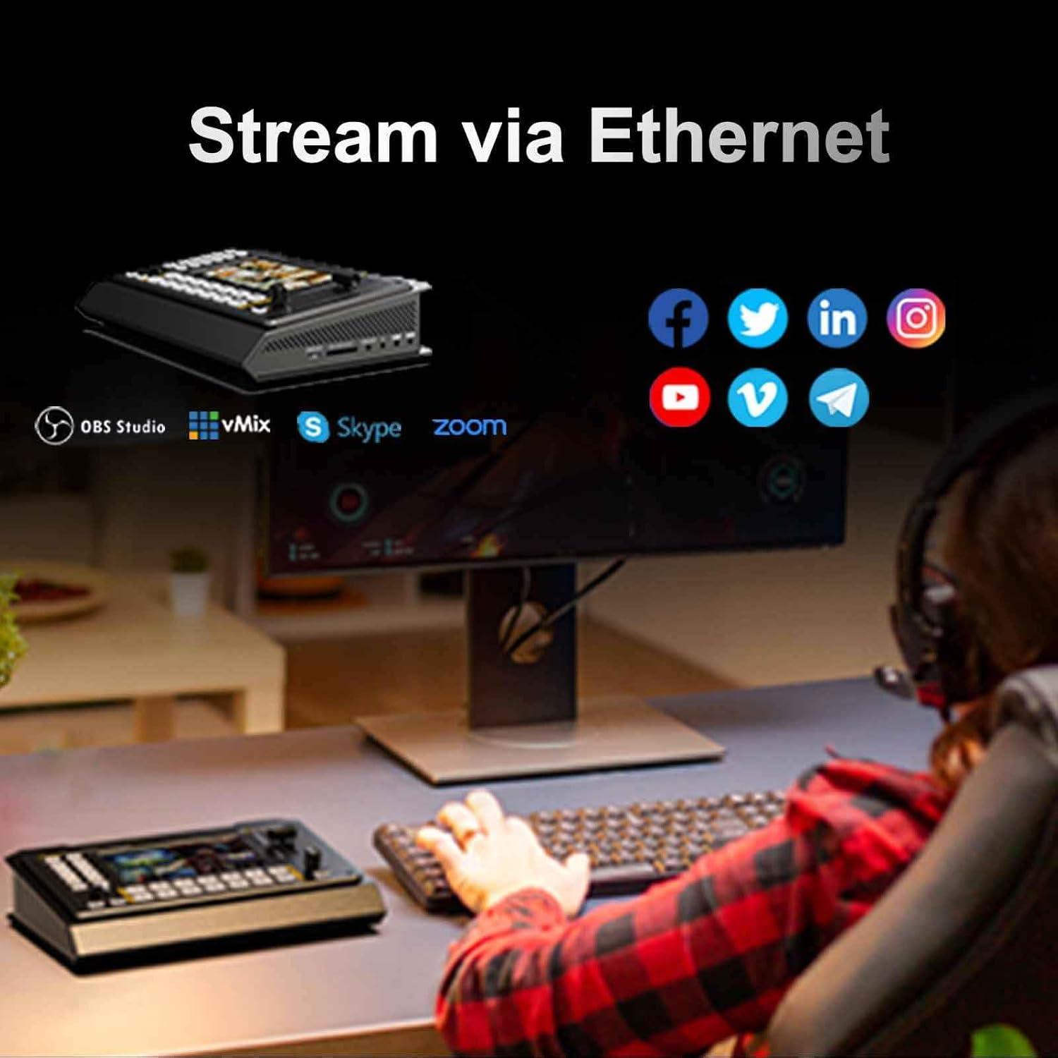 Mezclador de Video AVMATRIX Shark S6 6CH HDMI/SDI 2.44kg