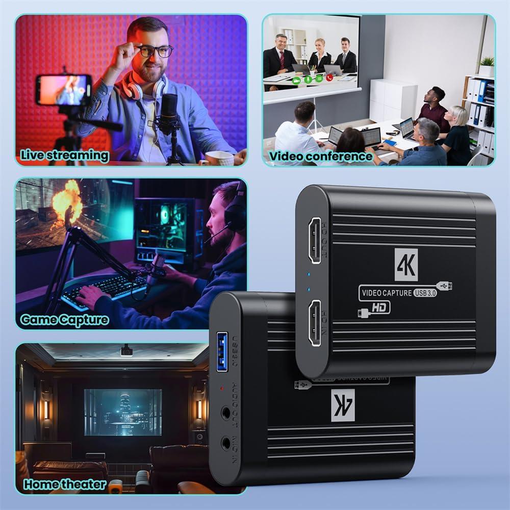 Tarjeta de Captura de Video HDMI 4K xiwai HD-044-XY USB 3.0