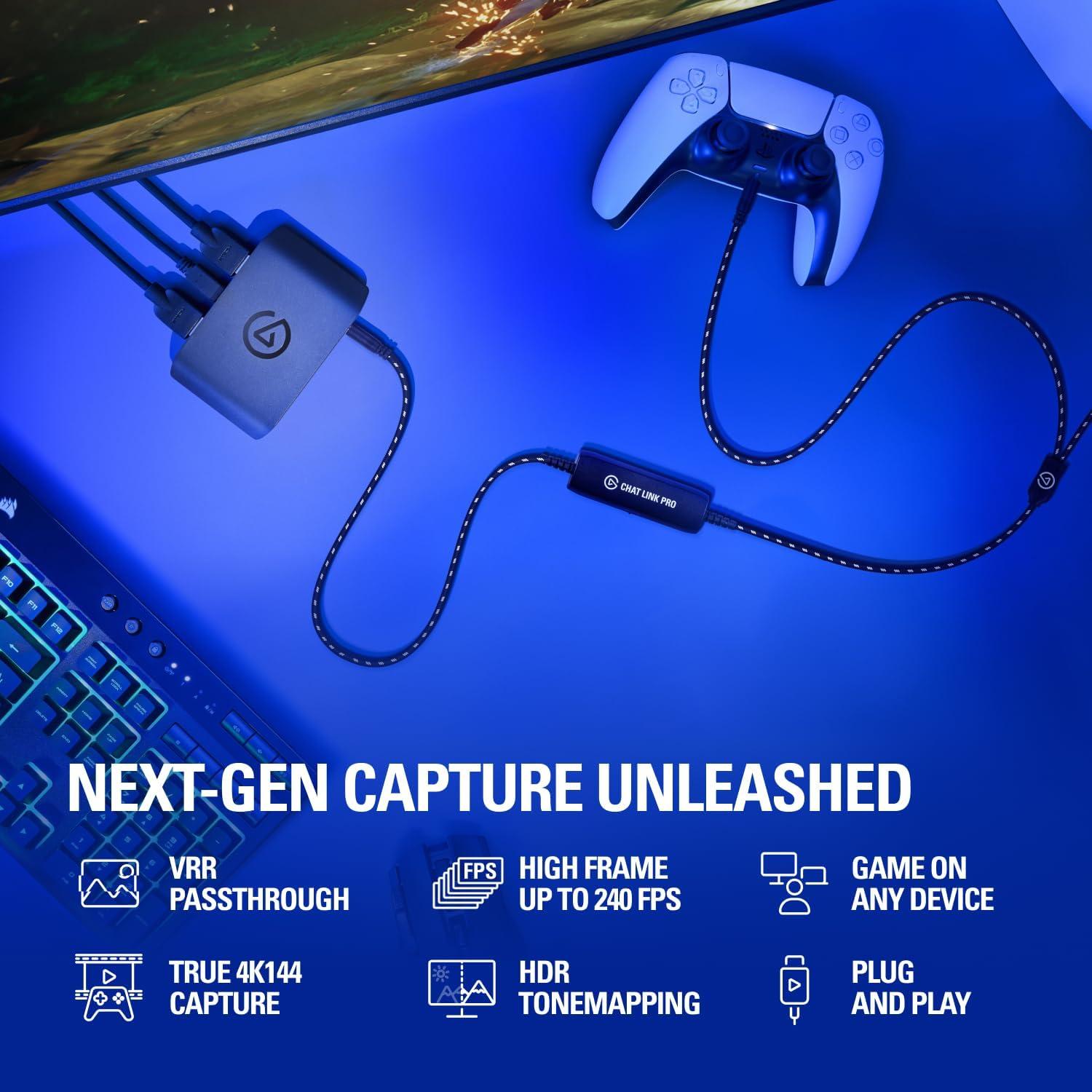 Tarjeta de Captura Externa Elgato 4K X - HDMI 2.1, PS5, PS4