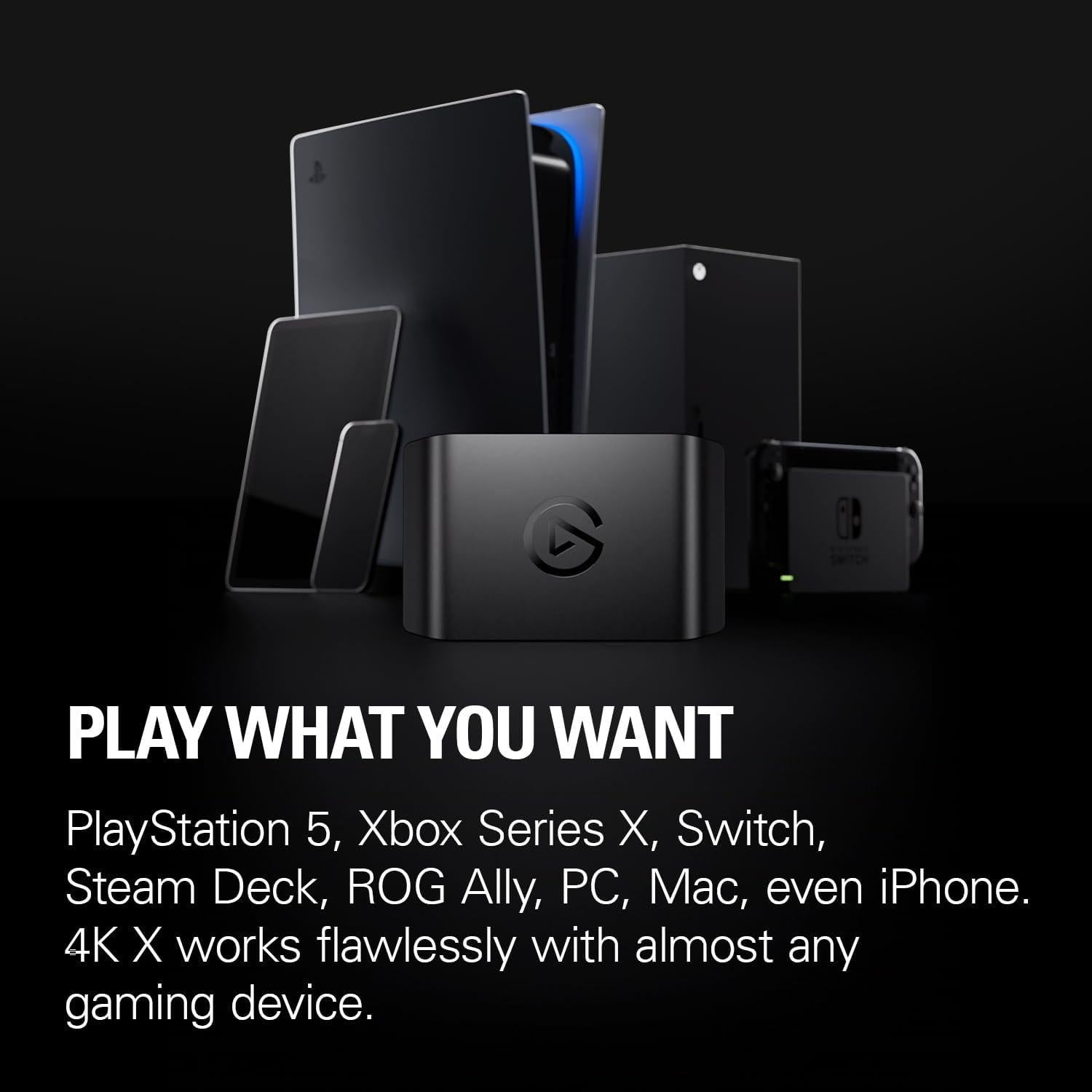 Tarjeta de Captura Externa Elgato 4K X - HDMI 2.1, PS5, PS4