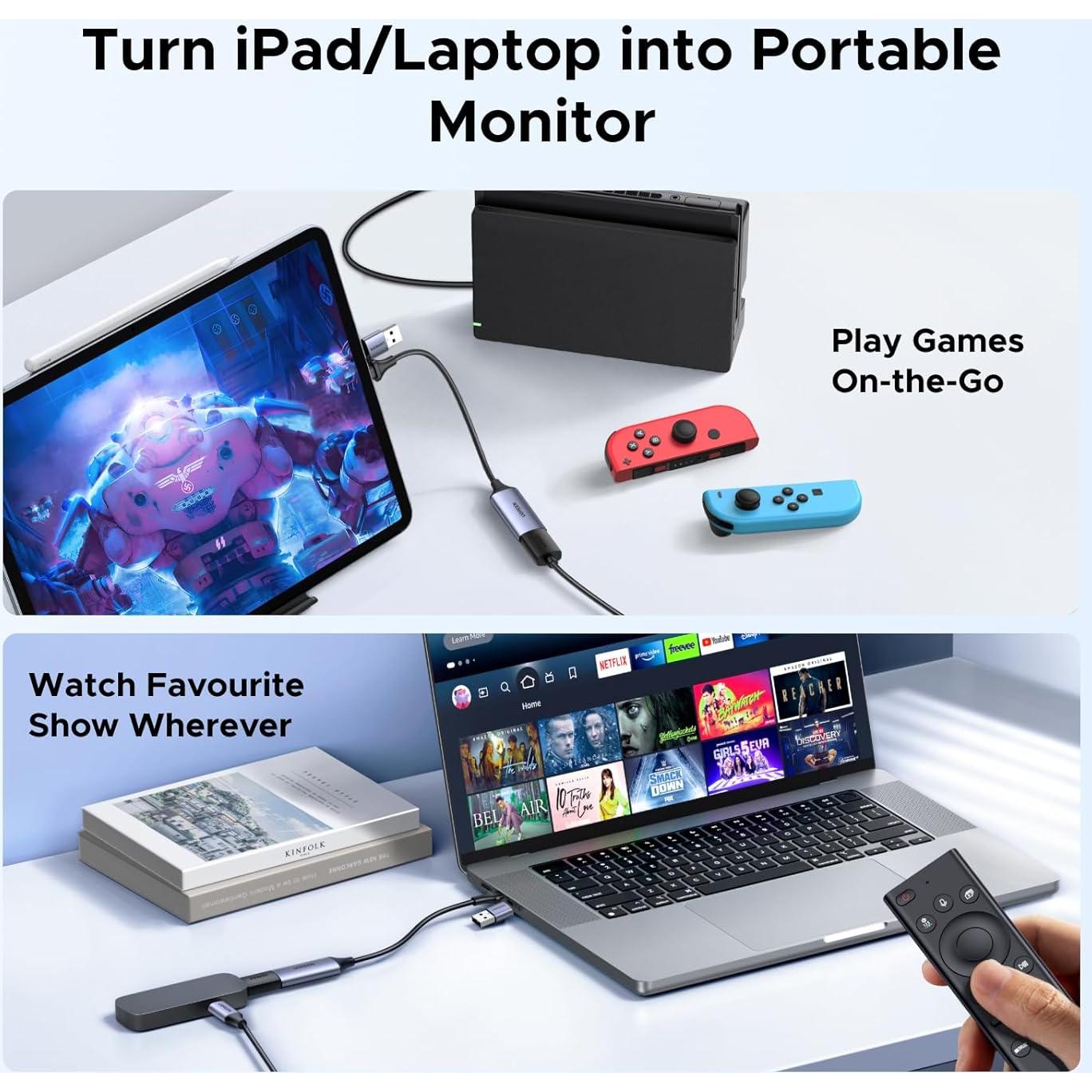 Tarjeta de Captura UGREEN HDMI a USB 3.0 4K 1080P 60FPS