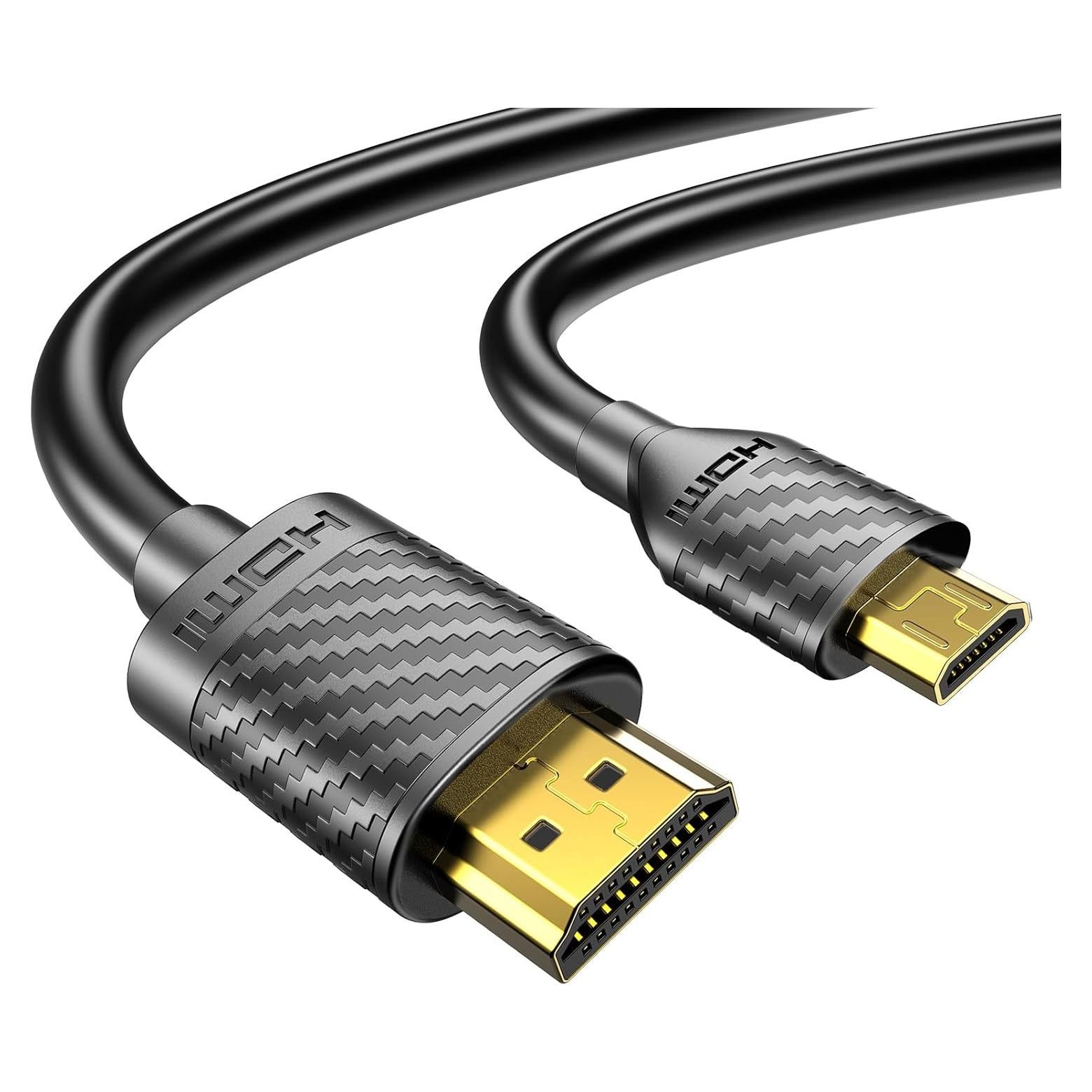 Cable Micro HDMI a HDMI 4K 60Hz Jahobet 2m - Alta Velocidad
