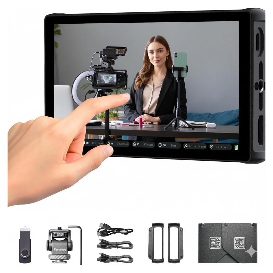 Monitor de Cámara Portkeys PL5 5.4" 4K HDMI Táctil