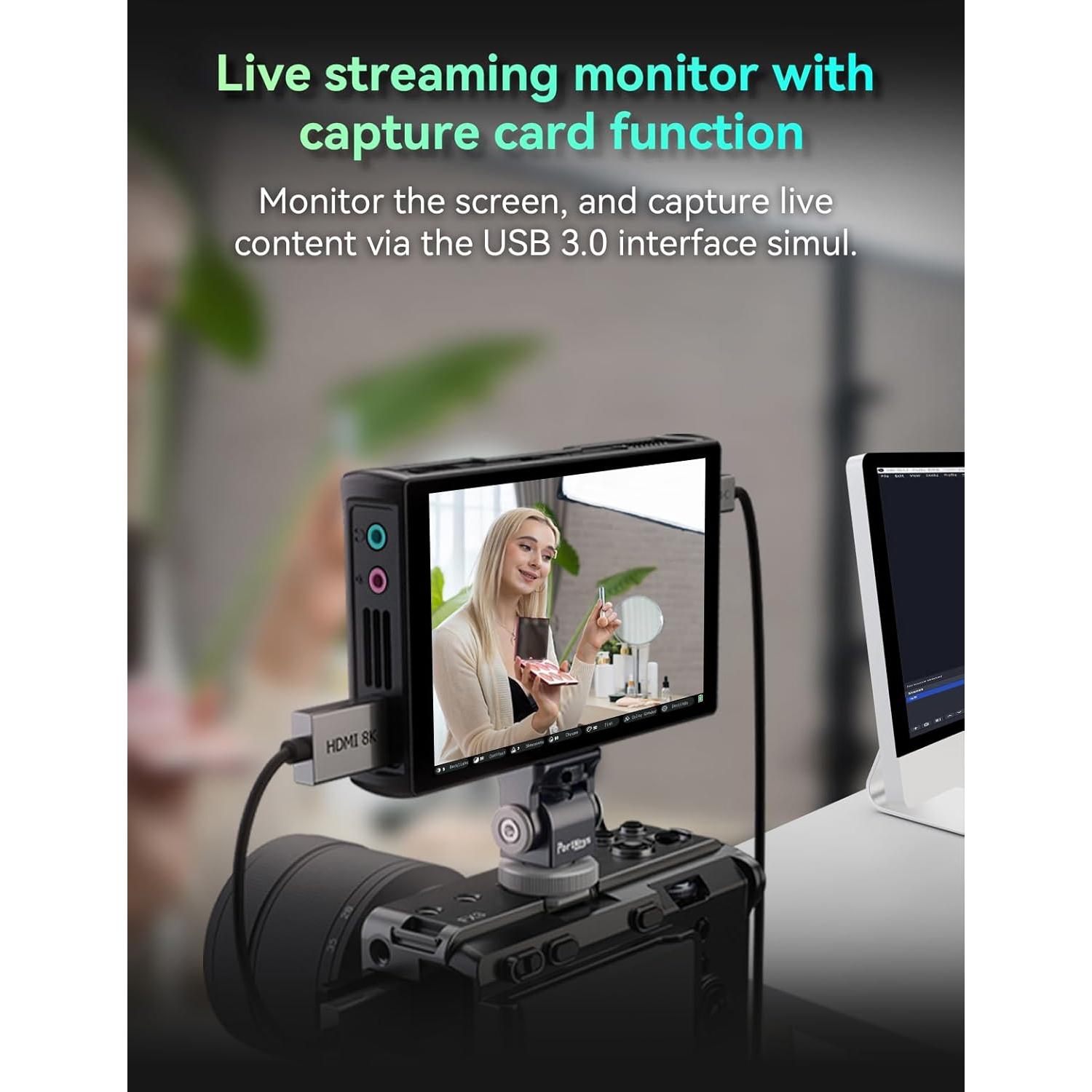 Monitor de Cámara Portkeys PL5 5.4" 4K HDMI Táctil