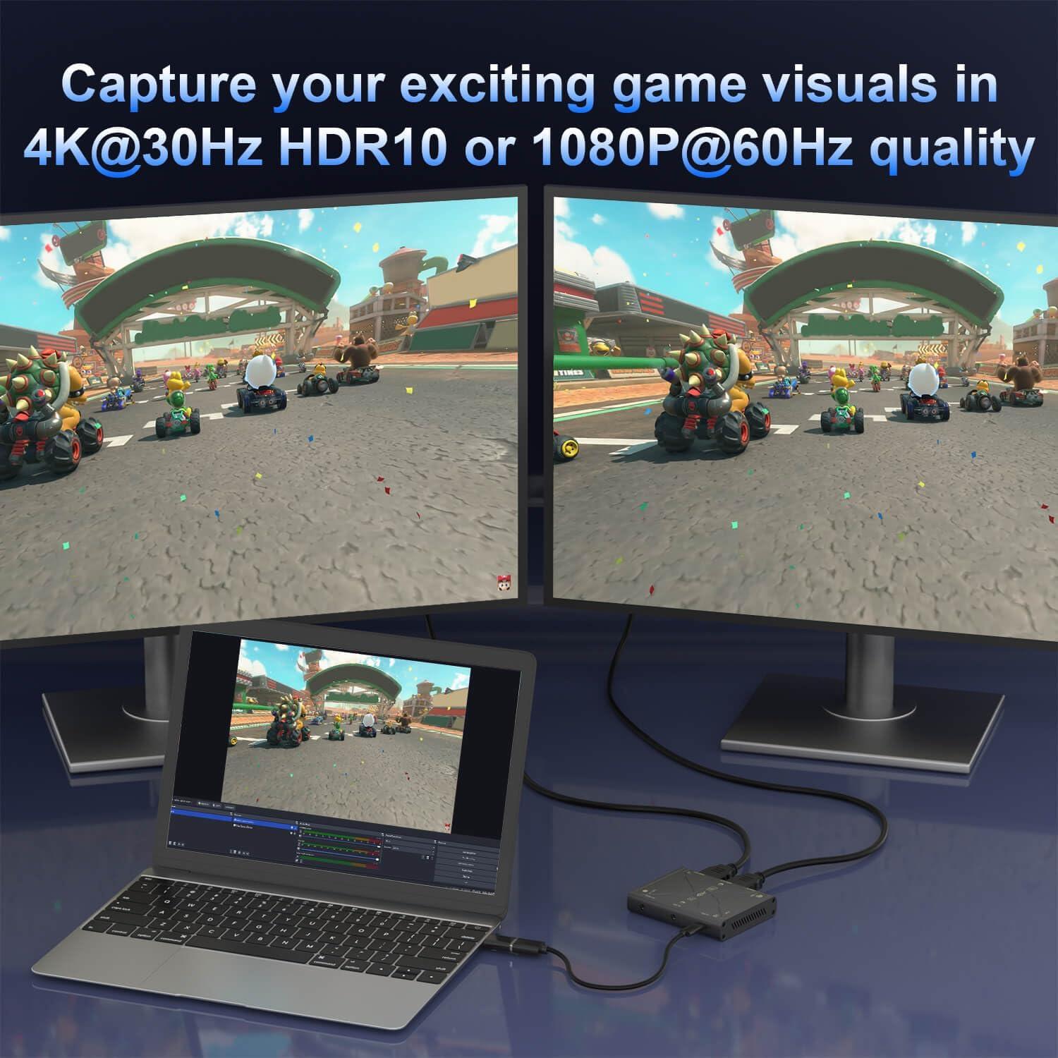 Tarjeta de Captura Gamorek HD4 4K 30FPS HDR10 HDMI