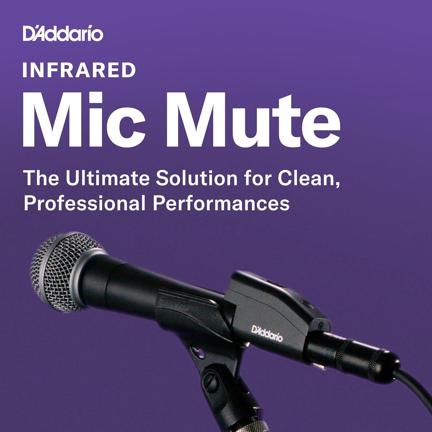 Sensor Micrófono Infrarrojo D'Addario Mic Mute - Silencio Automático
