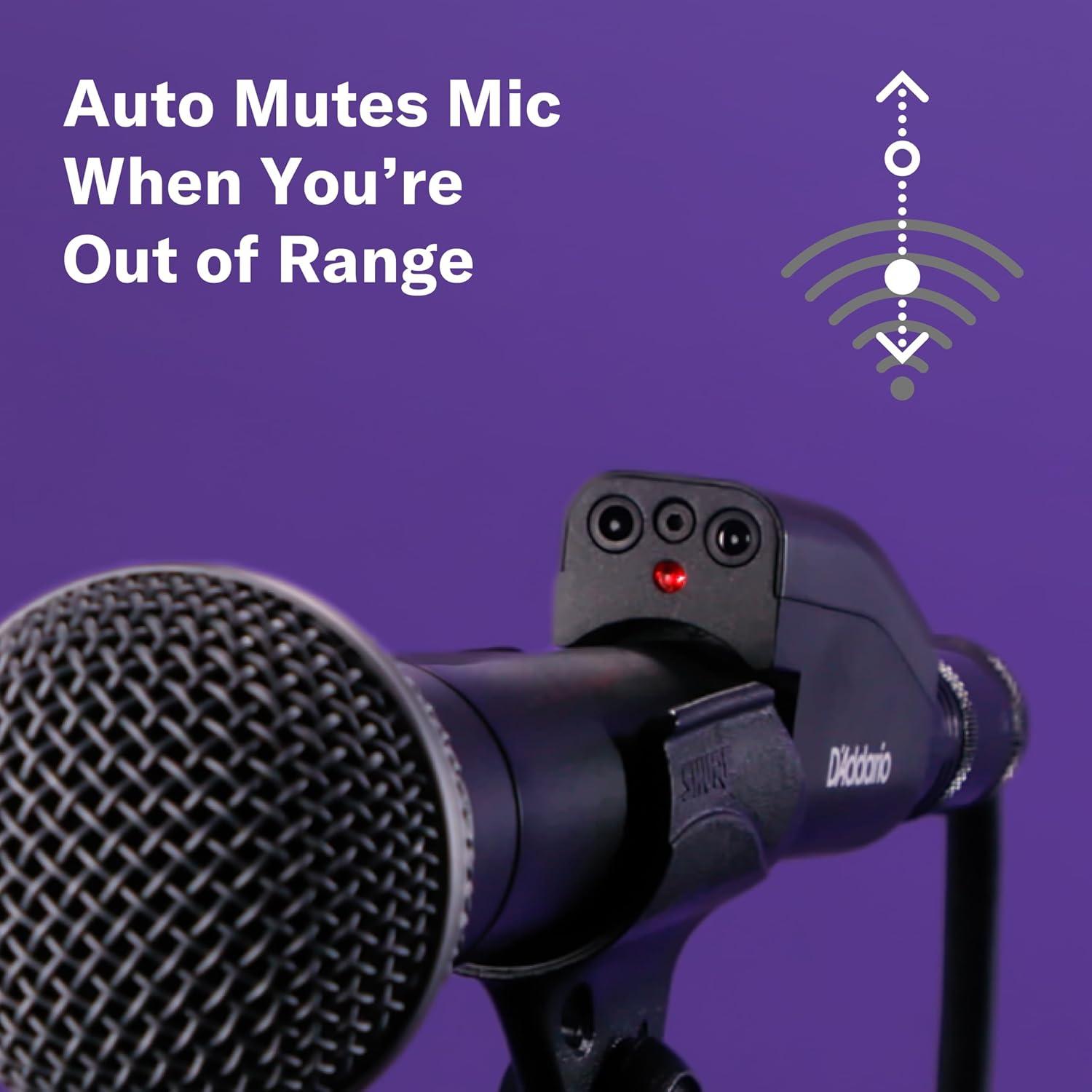 Sensor Micrófono Infrarrojo D'Addario Mic Mute - Silencio Automático