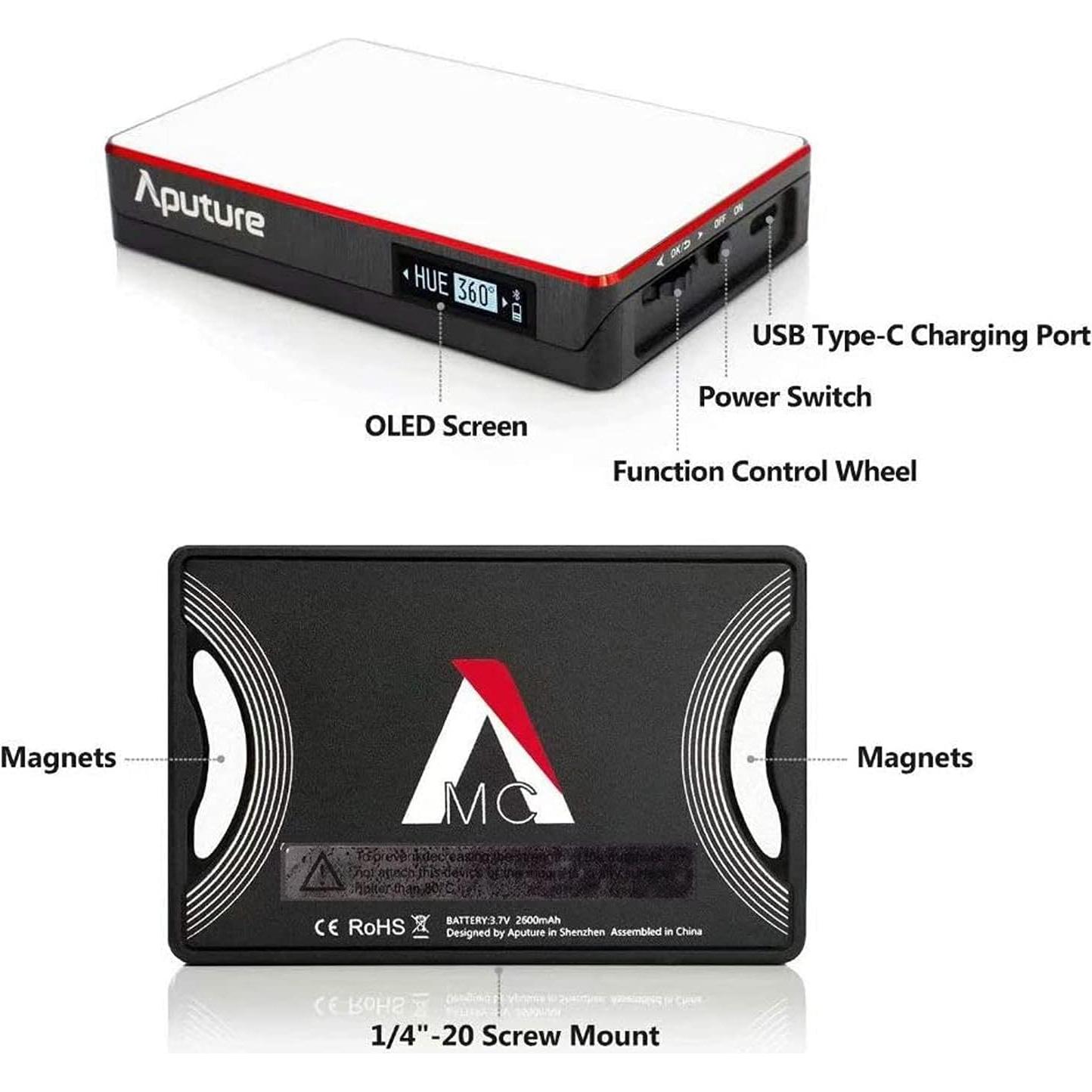 Luz de Video Aputure Amaran MC RGBWW 3200K-6500K CRI 96+