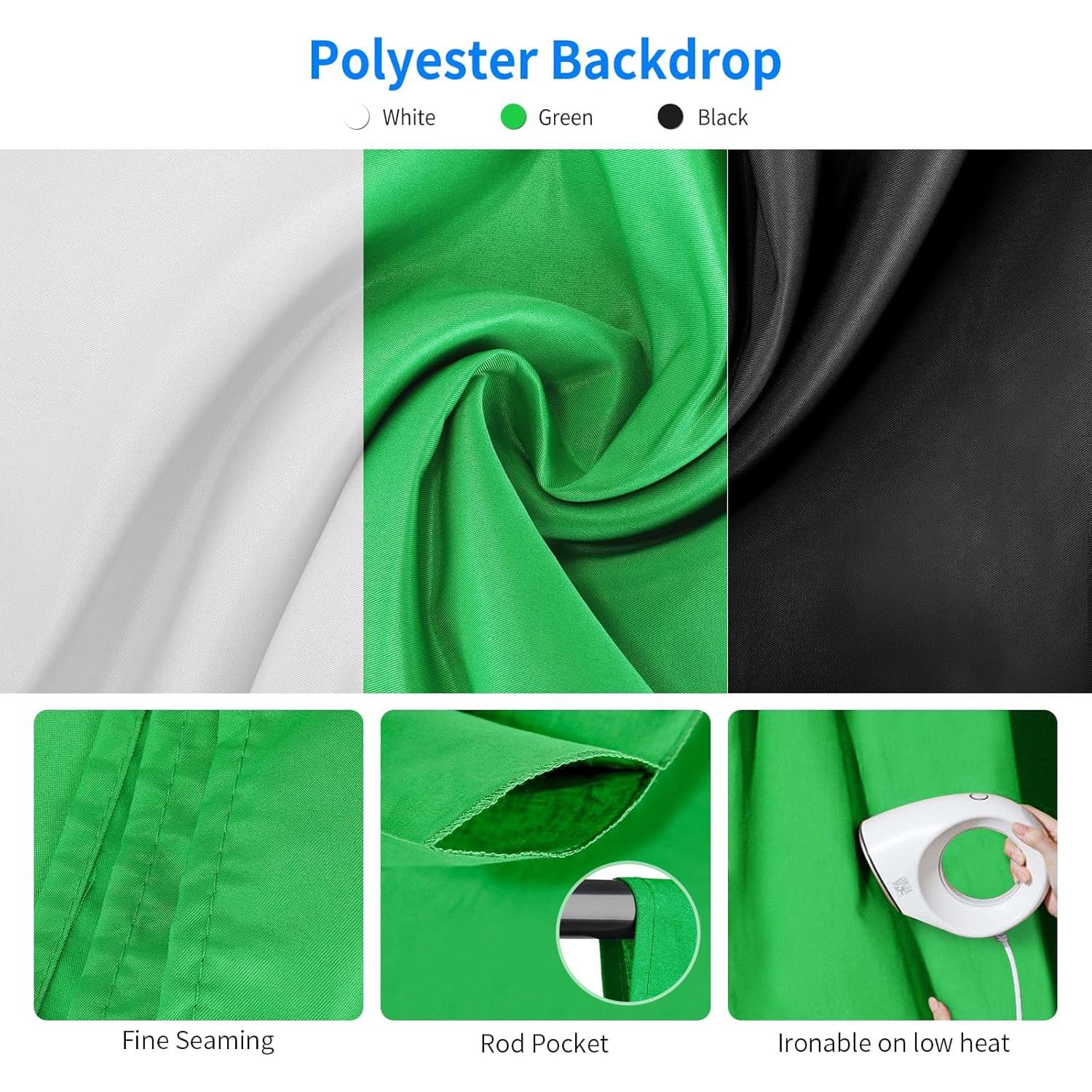 Kit de Iluminación Continua NEEWER NK100 con Paño de Limpieza