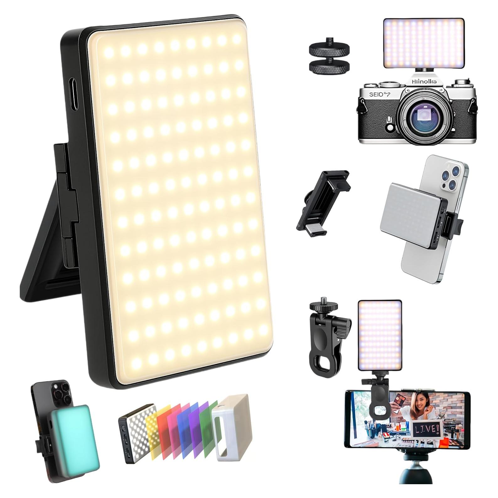 Luz para Selfies Fox Dynamics PP-120-CCT 120 LEDs Recargable