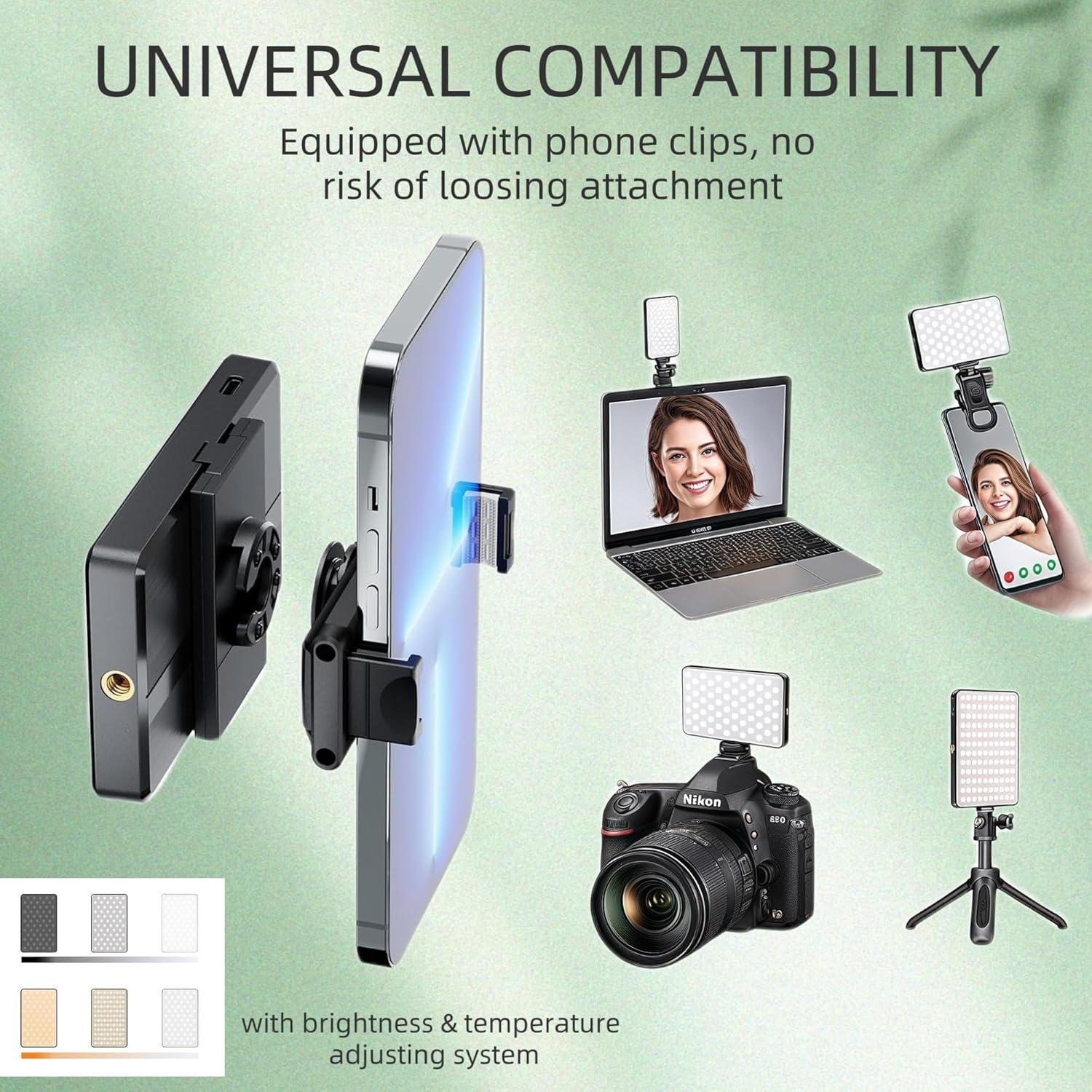 Luz para Selfies Fox Dynamics PP-120-CCT 120 LEDs Recargable