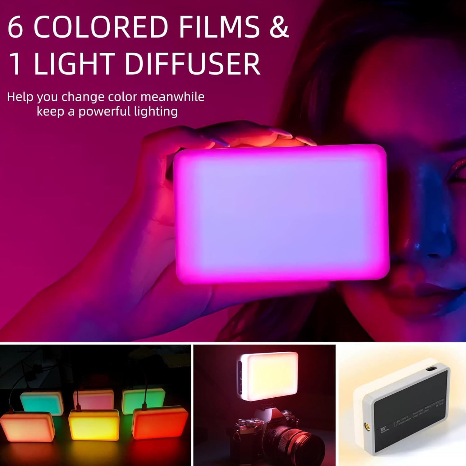 Luz para Selfies Fox Dynamics PP-120-CCT 120 LEDs Recargable