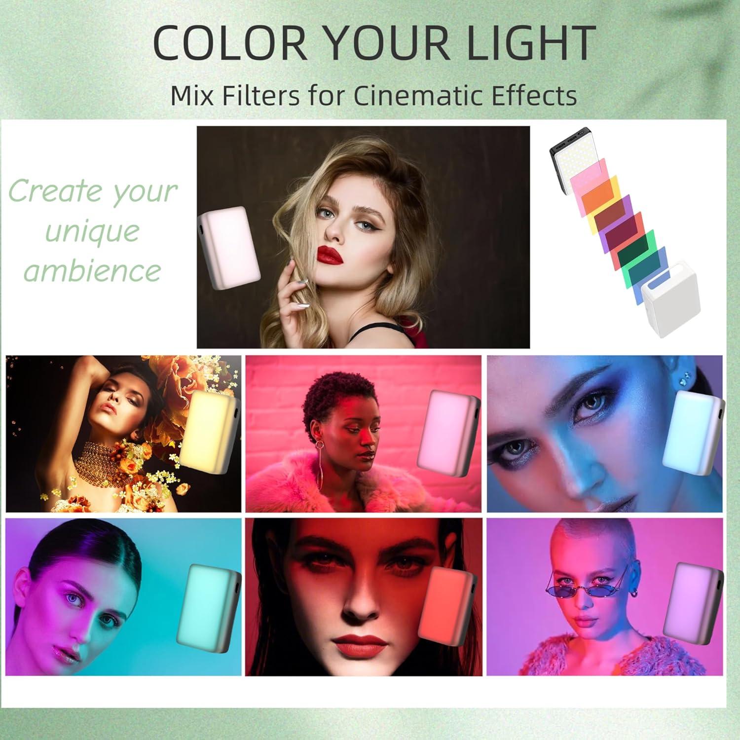 Luz para Selfies Fox Dynamics PP-120-CCT 120 LEDs Recargable