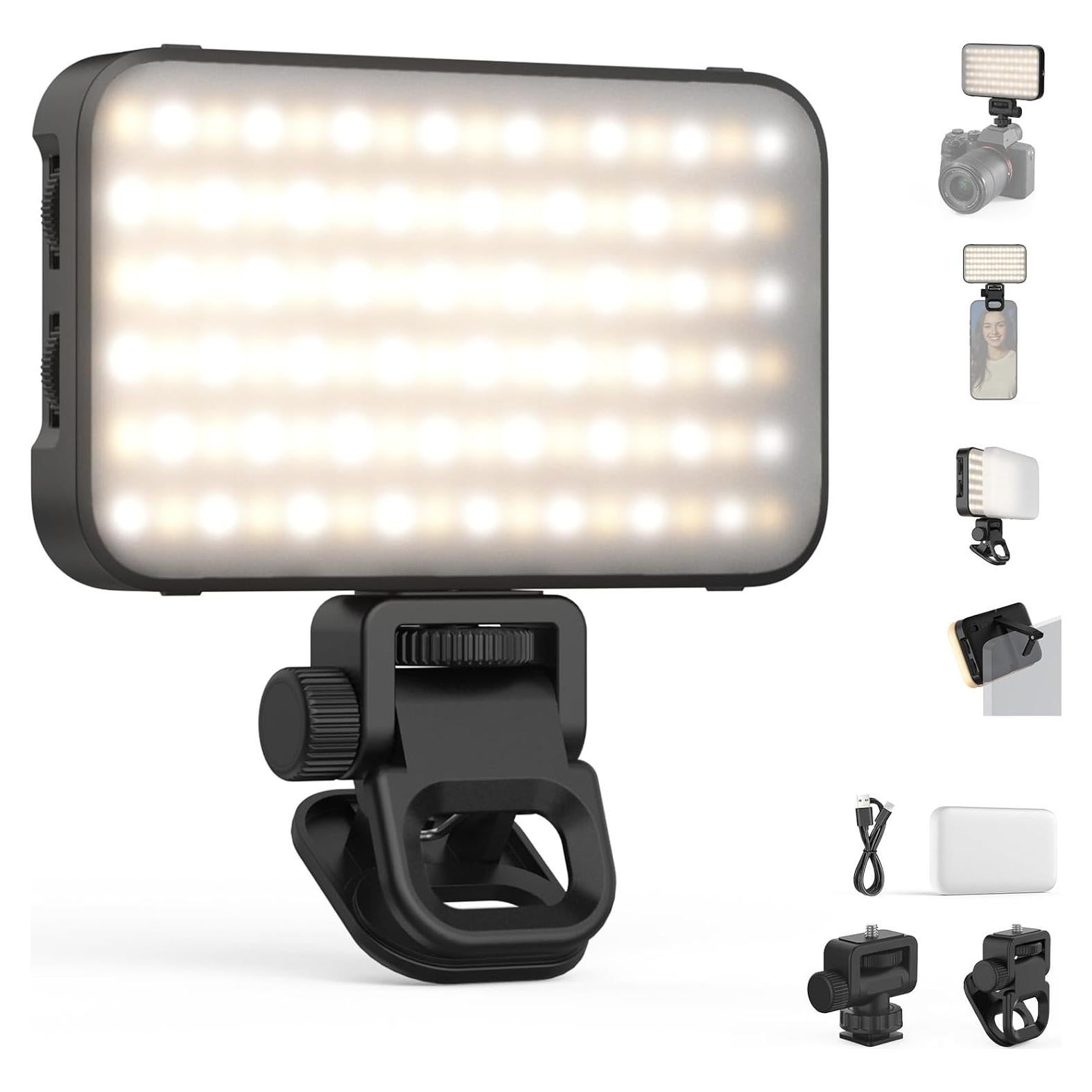 Luz LED Selfie NEEWER N15 Recargable 2500-9000K para iPhone