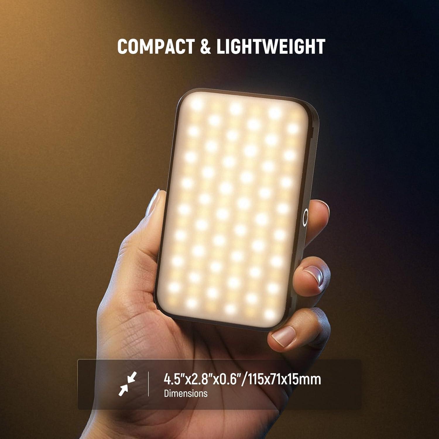Luz LED Selfie NEEWER N15 Recargable 2500-9000K para iPhone