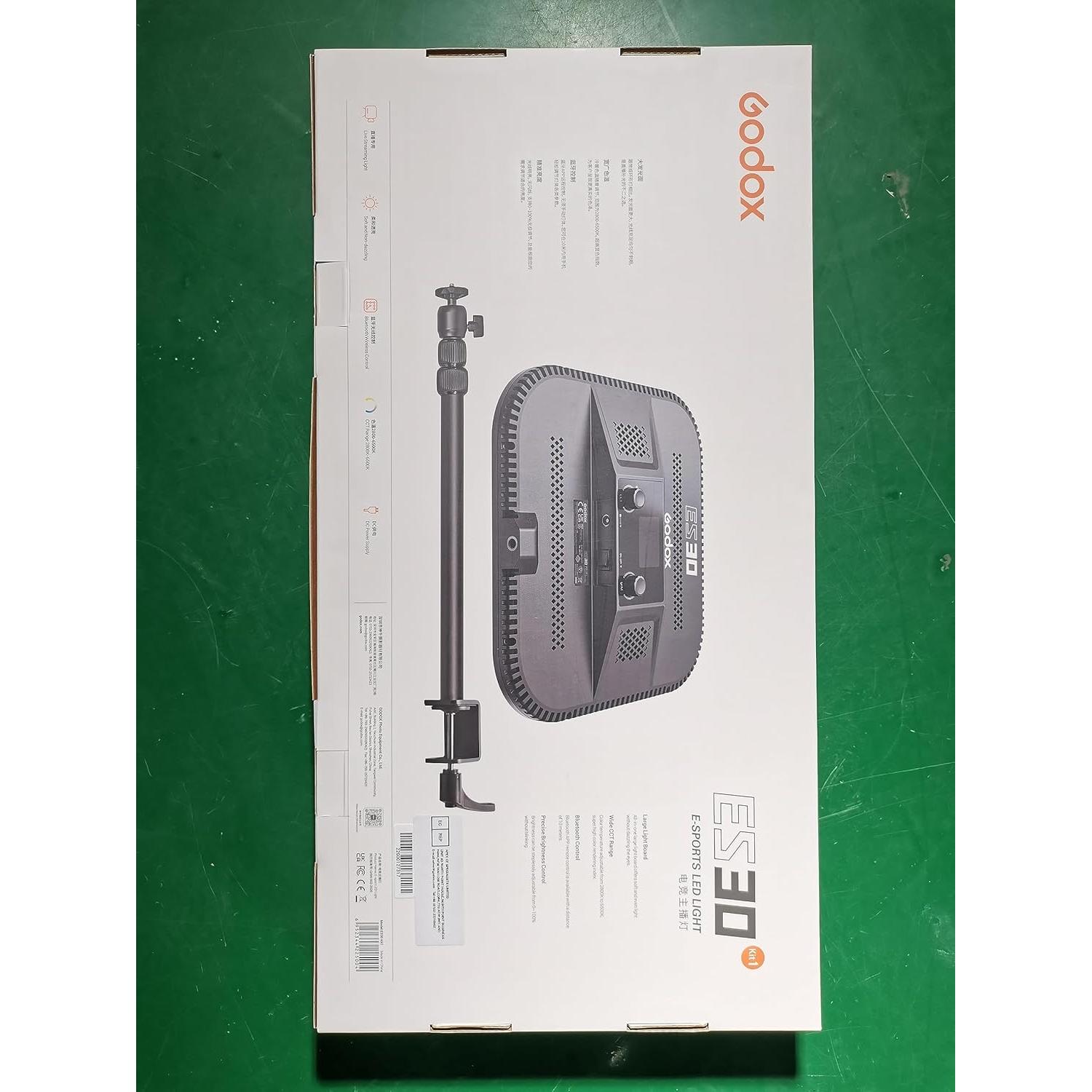 Kit de Luz LED E-Sport Godox ES30 con Brillo Ajustable