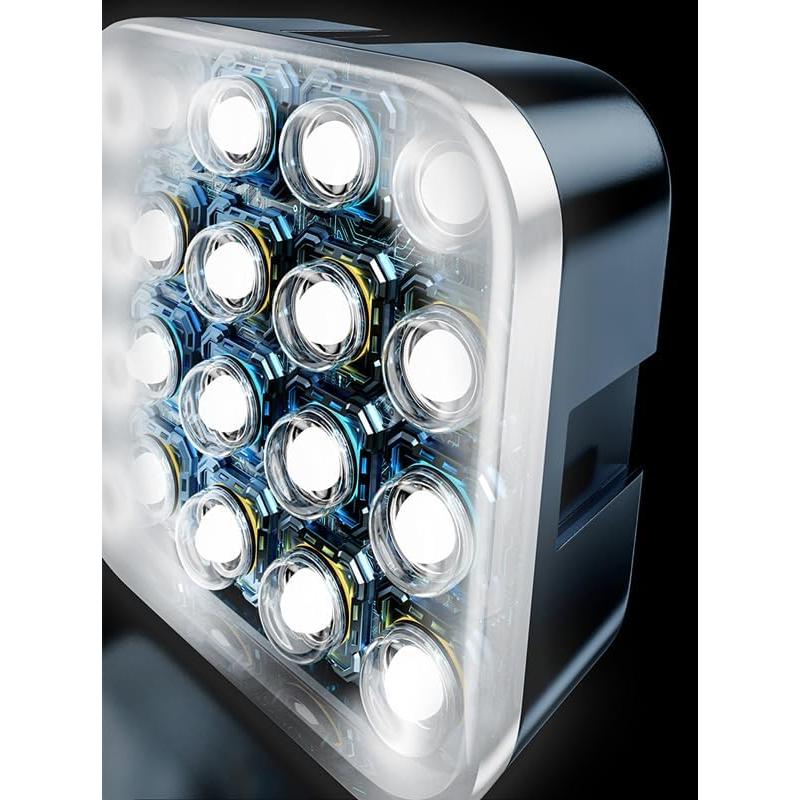 Luz Selfie LED Regulable HuaerHui con Clip para Cámara y Teléfono