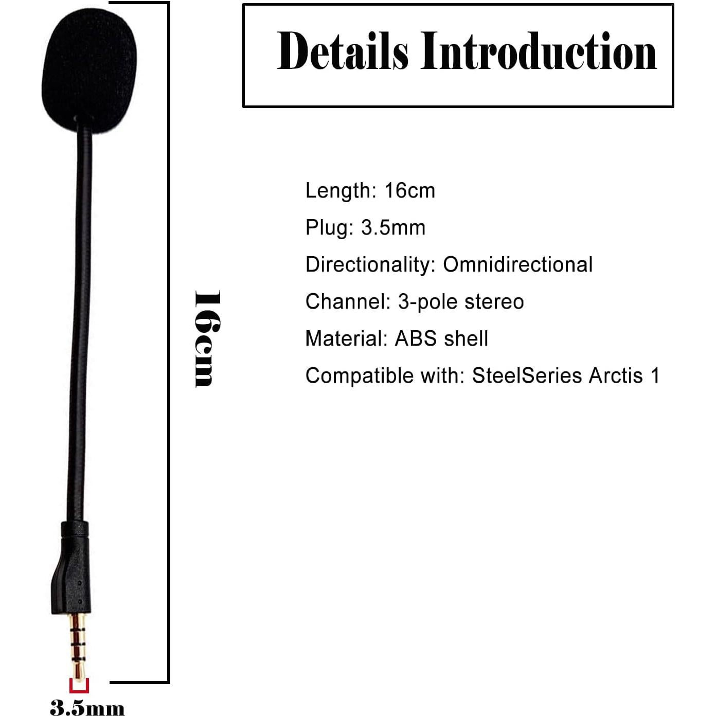 Micrófono Compatible SteelSeries Arctis 1 - Sonido Claro 360°