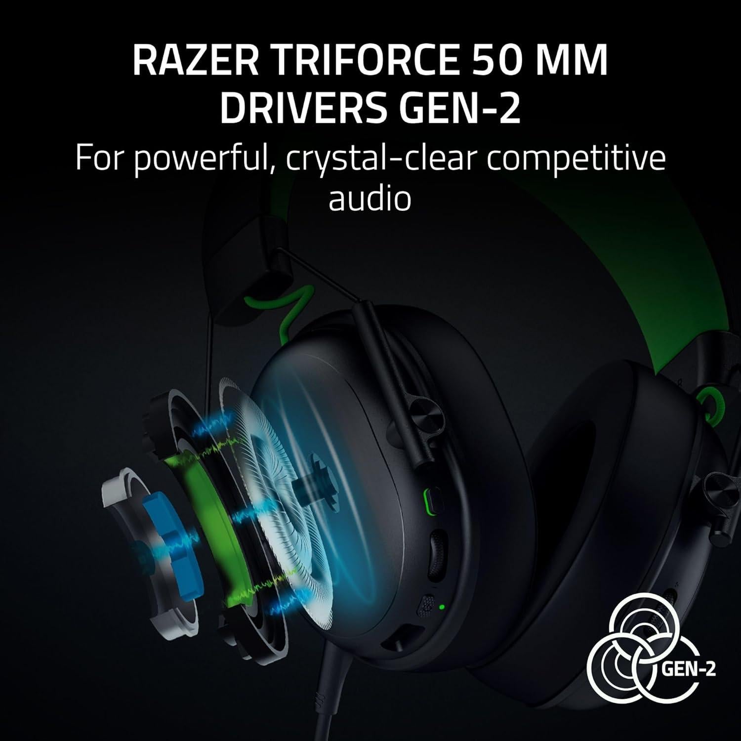 Auricular Inalámbrico Razer BlackShark V3 X HyperSpeed - 50mm