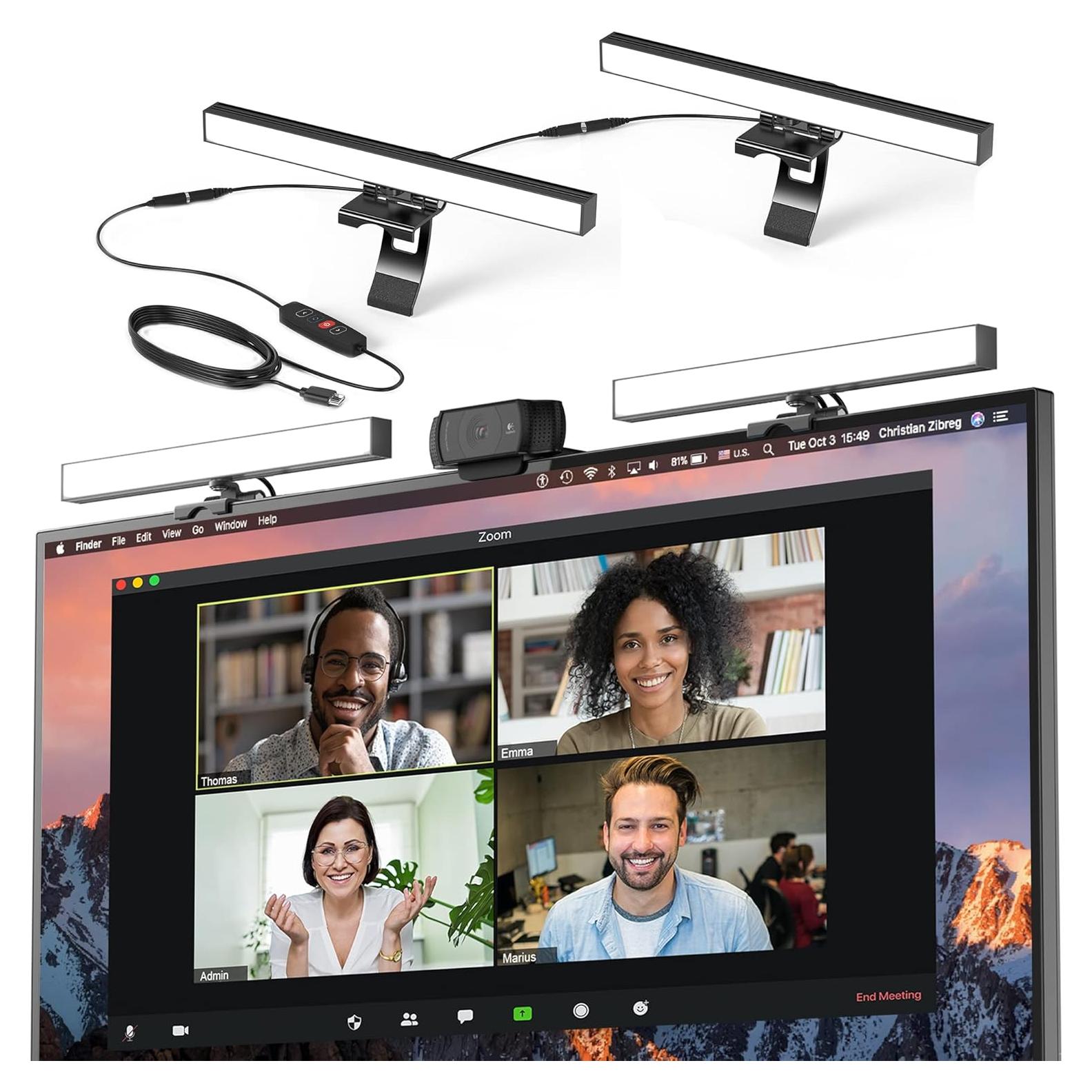 Iluminación para Videoconferencias HumanCentric - Kit Doble USB-C