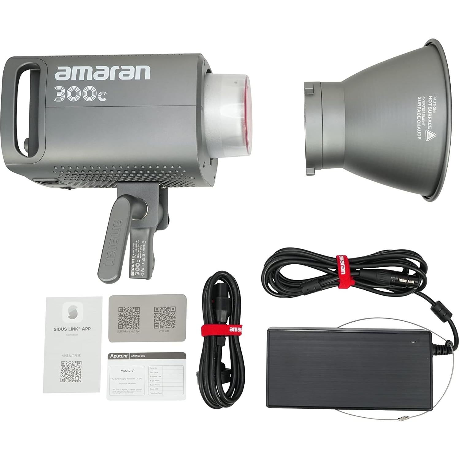 Aputure Amaran 300c Luz de Video RGB COB 2500K-7500K