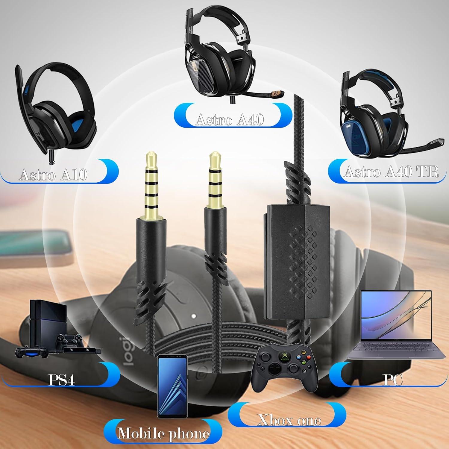 Cable Auxiliar 2M BENACES para Auriculares Astro A40 A10