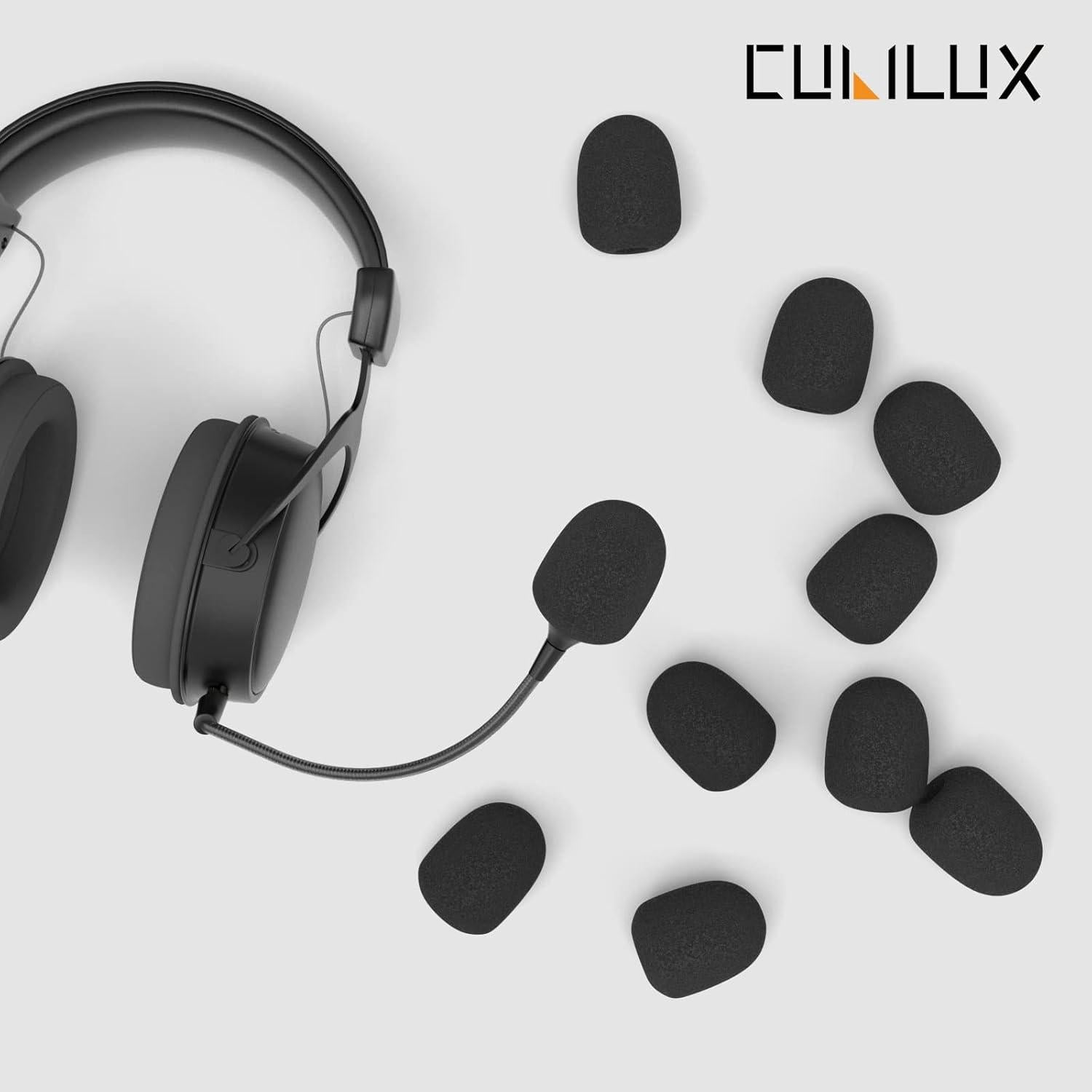 Filtro de Espuma Cubilux para Micrófono de Auriculares - Paquete de 10
