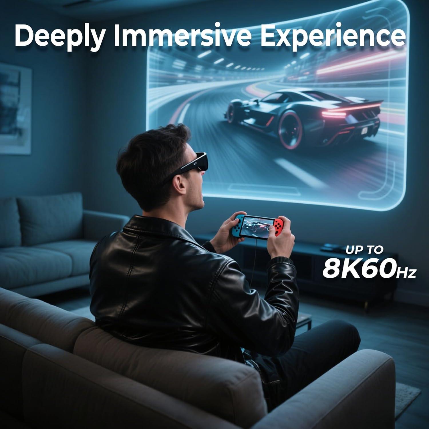 Adaptador USB-C 5-en-1 Guermok para Gafas AR - 8K@60Hz