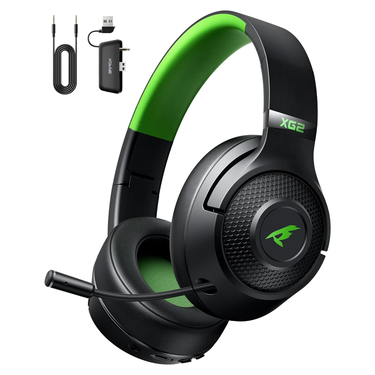 Auriculares Gaming Inalámbricos KOFIRE XG2 40H 3D Sonido 2.4GHz