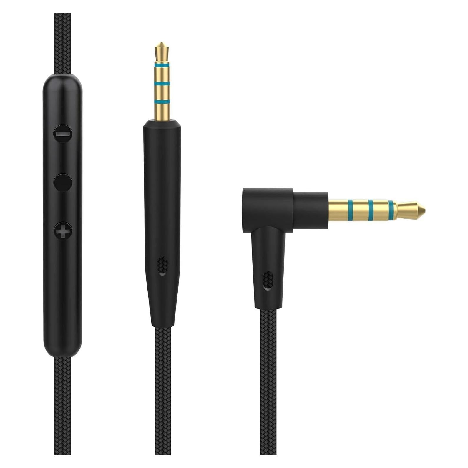 Cable de Audio 2.5mm a 3.5mm Zosvoses con Micrófono 1.5m