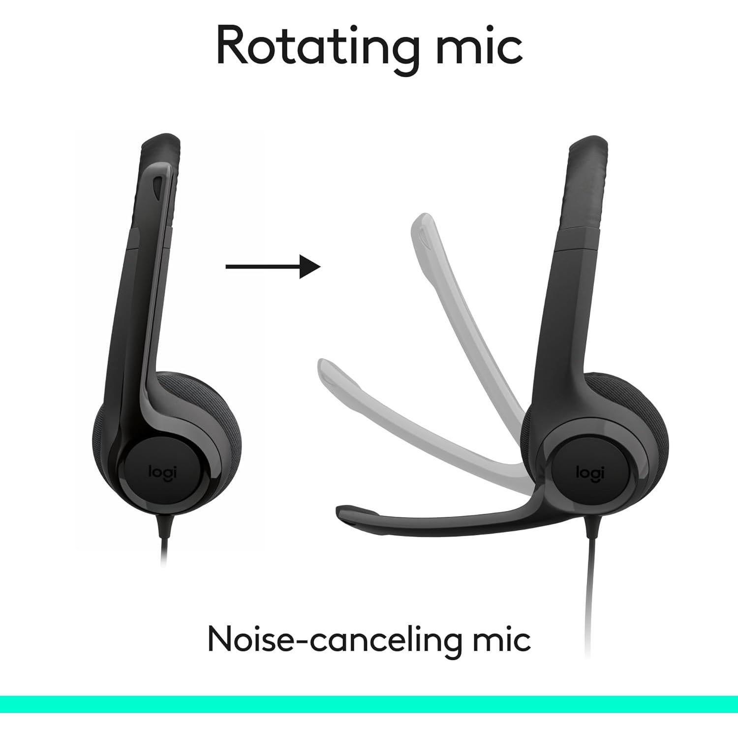 Auriculares Logitech H391 USB-C con Micrófono y Cancelación de Ruido