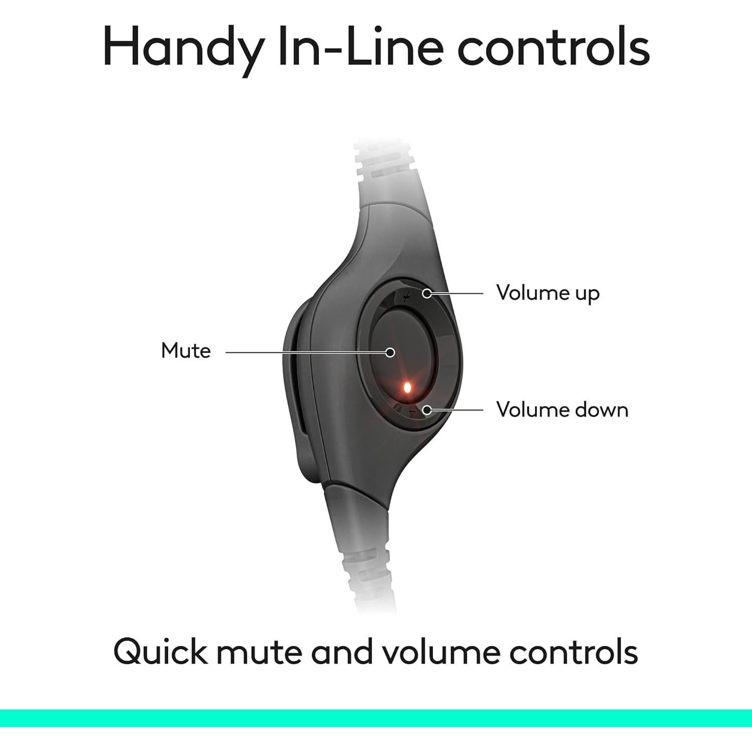 Auriculares Logitech H391 USB-C con Micrófono y Cancelación de Ruido