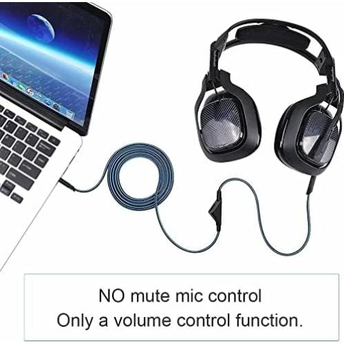 Cable AUX de Reemplazo EARLA TEC para Auriculares Astro A10 A40 2M