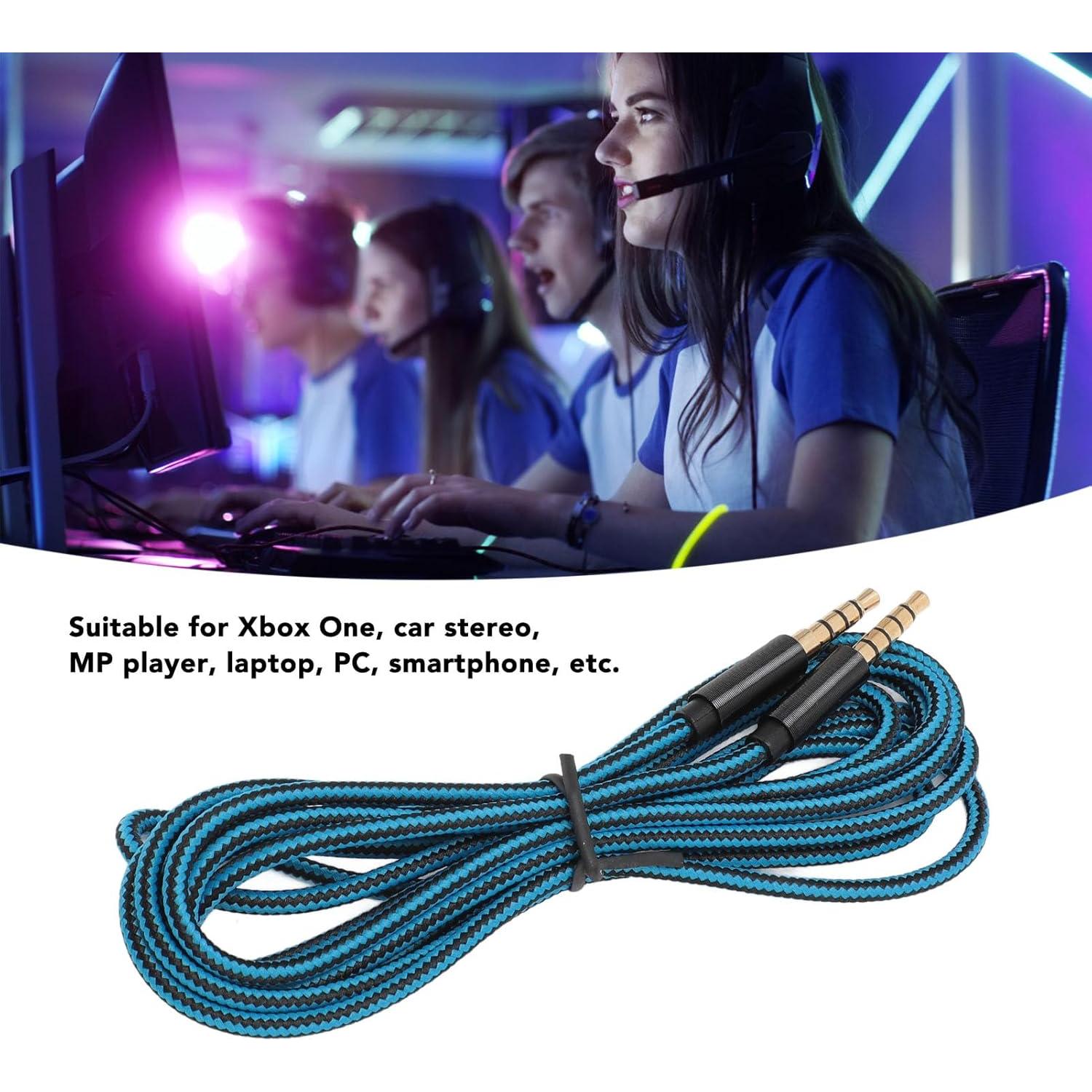Cable de audio 3.5mm 5 polos a 4 polos Logitech Astro 2m