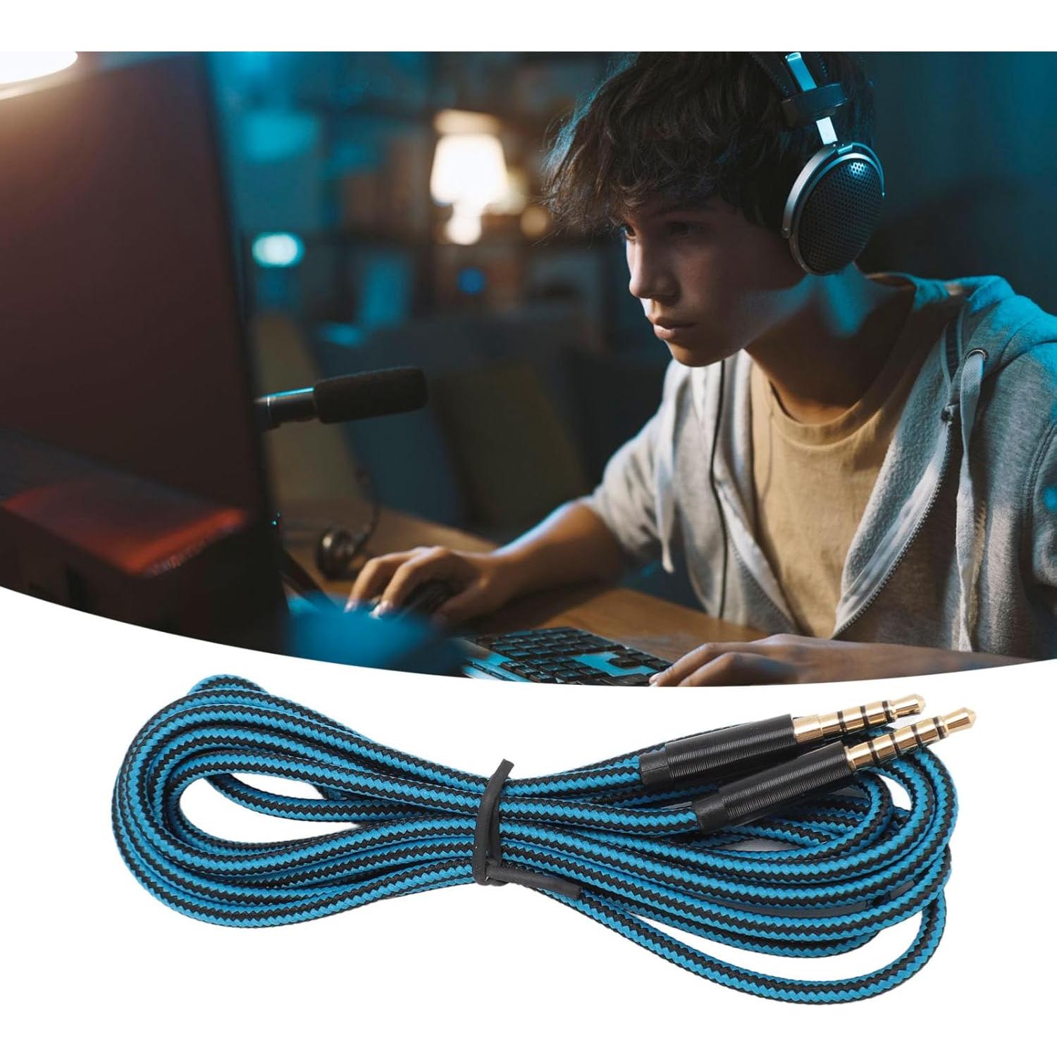 Cable de audio 3.5mm 5 polos a 4 polos Logitech Astro 2m