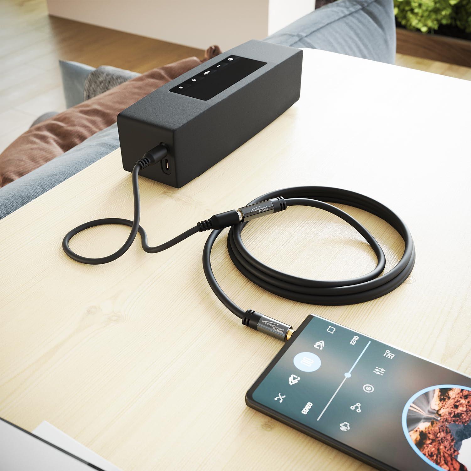 Cable de extensión para auriculares KabelDirekt 0.91m TRRS 3.5mm