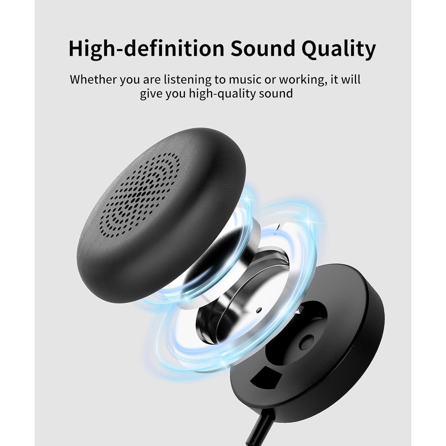 Auriculares con cable ONITOON X81 USB-C/A/3.5mm con micrófono