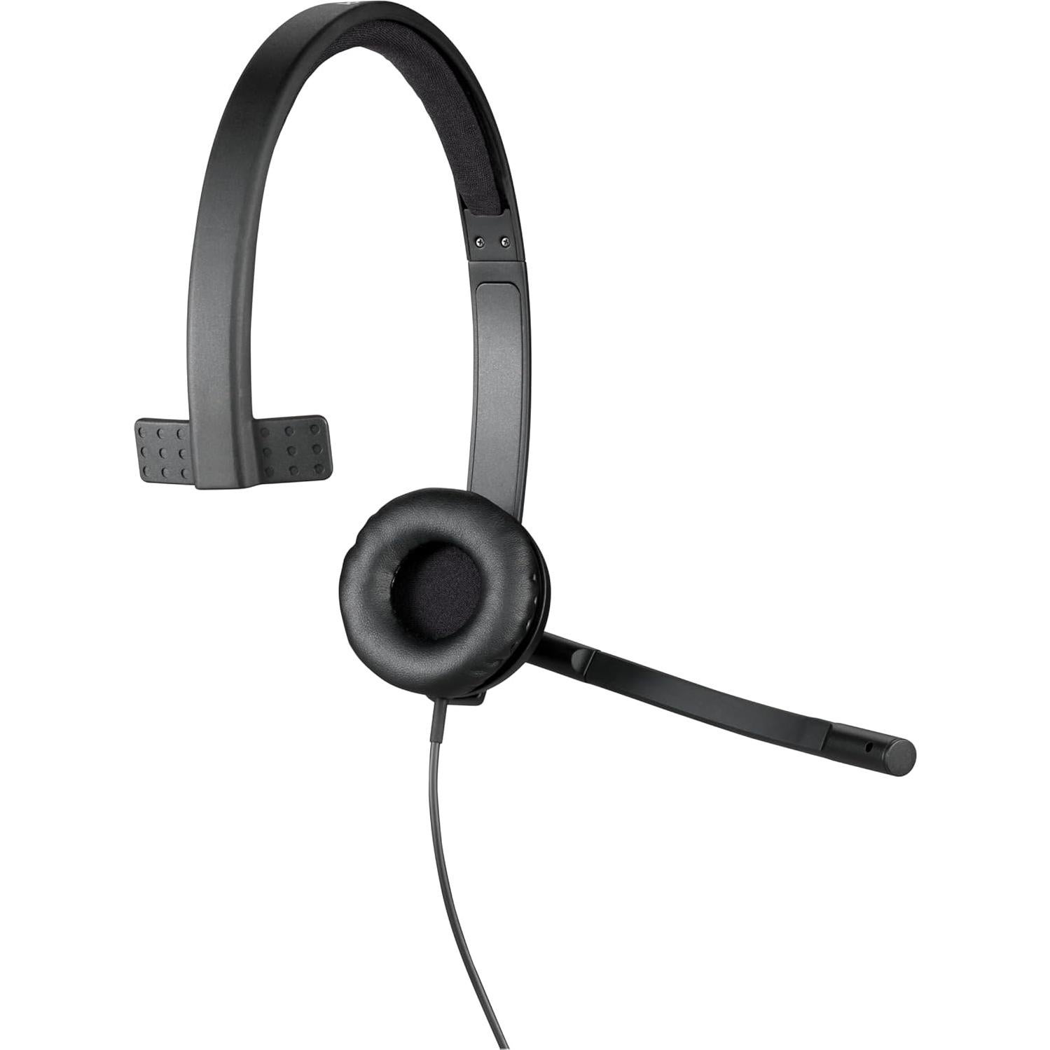 Auricular USB Logitech H570e Mono con Micrófono - Negro