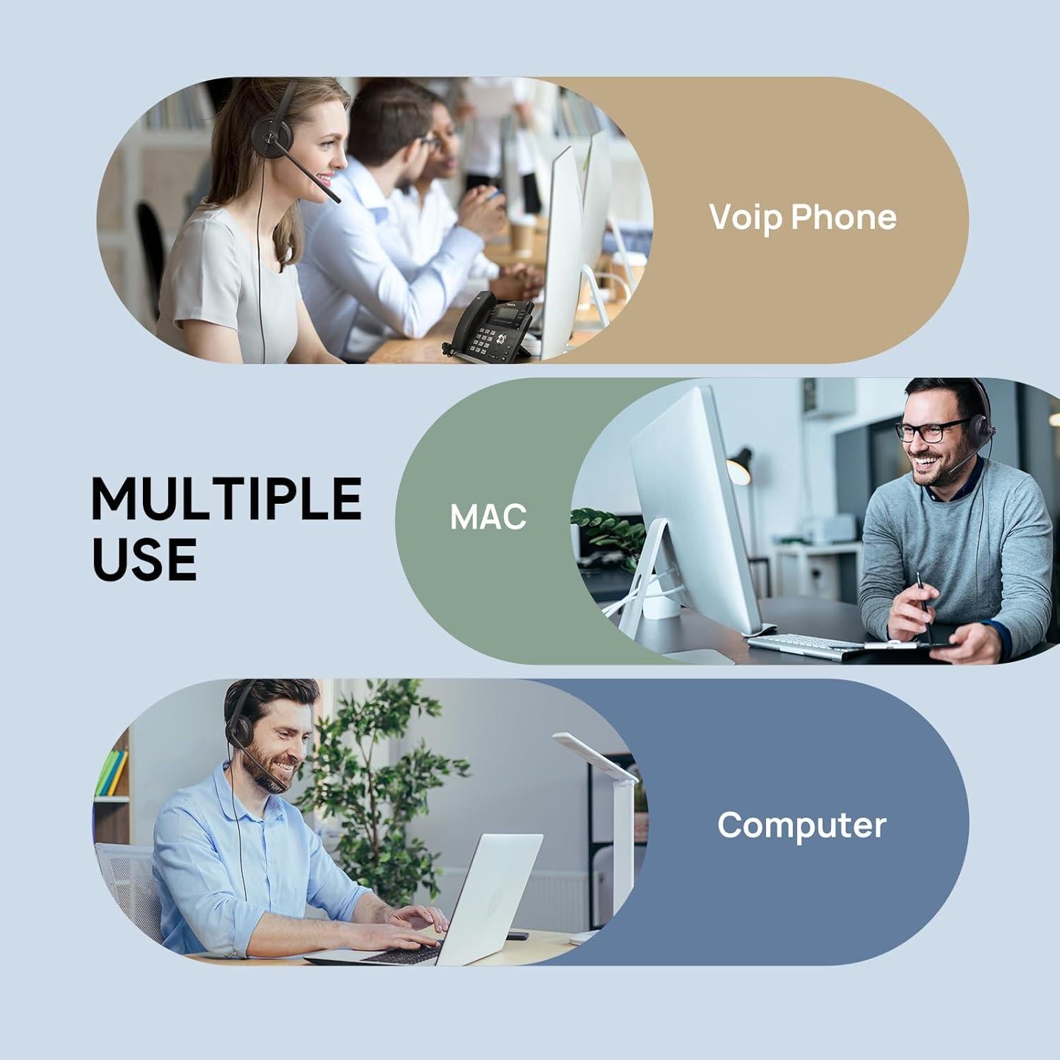 Auriculares USB Yealink UH34 Lite con micrófono y cancelación de ruido