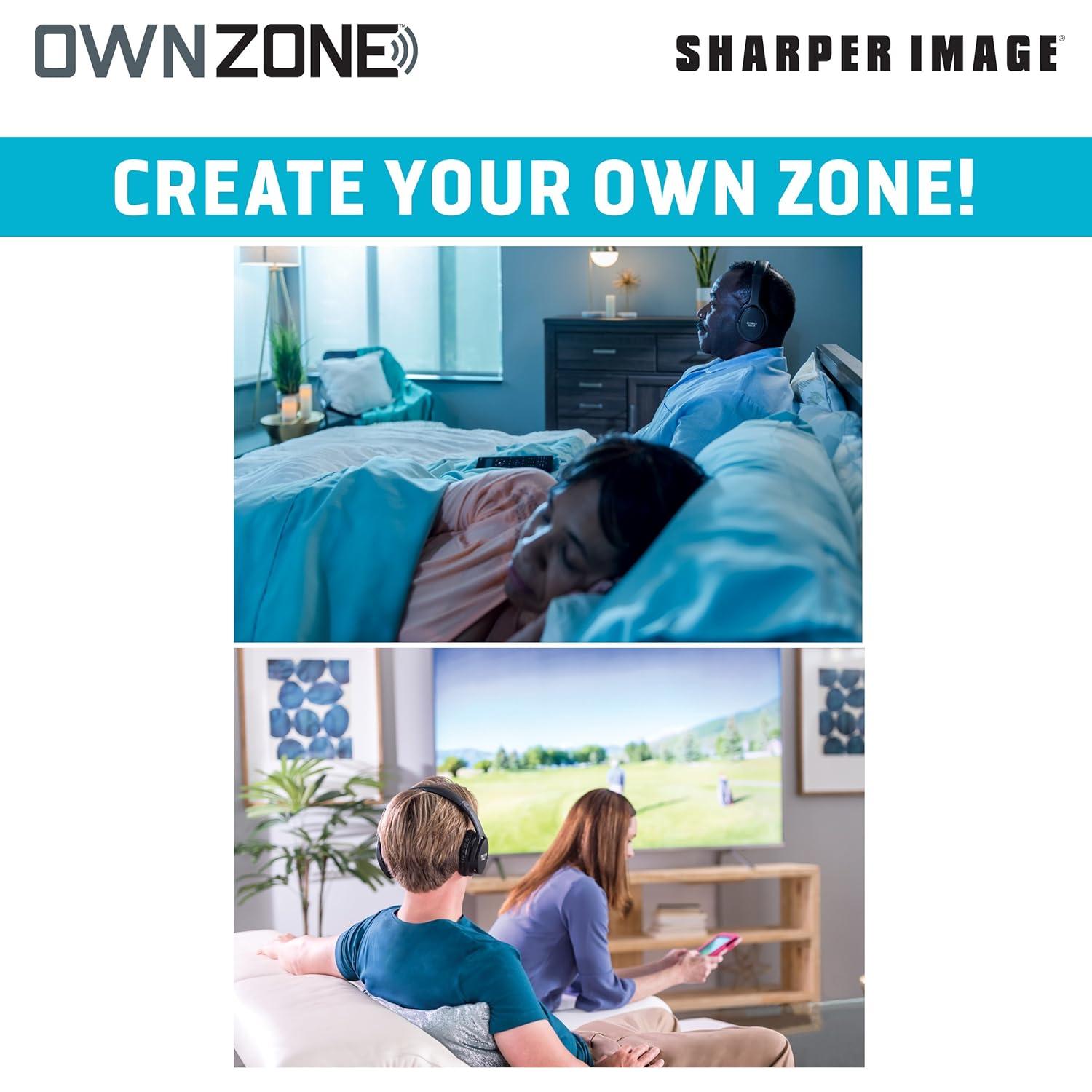 Auriculares Inalámbricos para TV Own Zone Sharper Image, 10h Batería