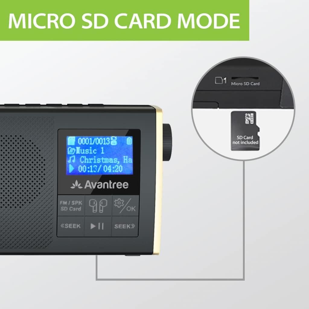 Transmisor Bluetooth Avantree Soundbyte T 4-en-1 FM SD
