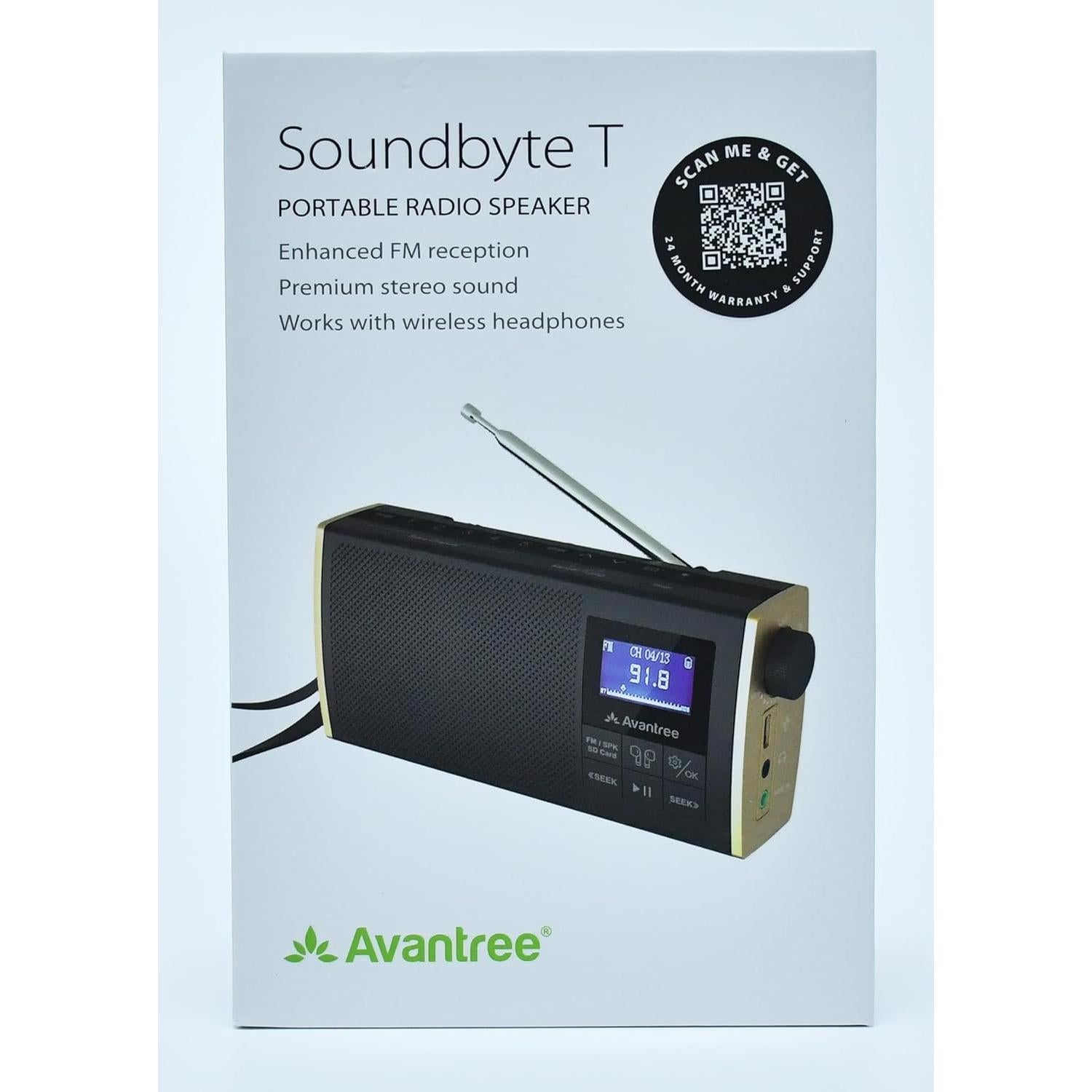 Transmisor Bluetooth Avantree Soundbyte T 4-en-1 FM SD