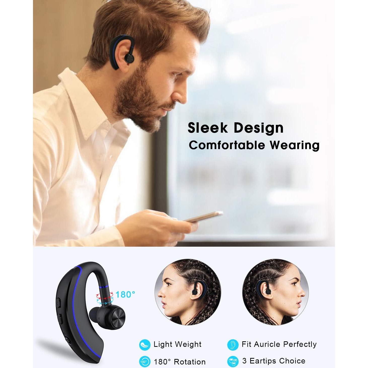 Auricular Bluetooth NANAMI A8 V5.0 In-Ear 320Hrs Cancelación Ruido