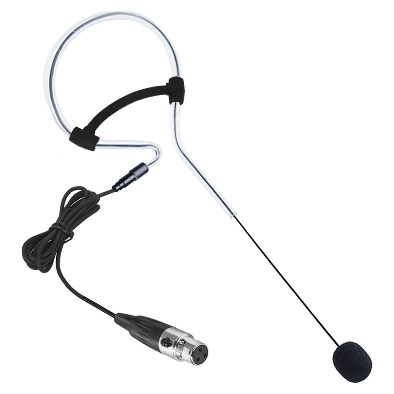 Micrófono de Diadema Negro XHXJCYS con Conector Mini XLR TA3F