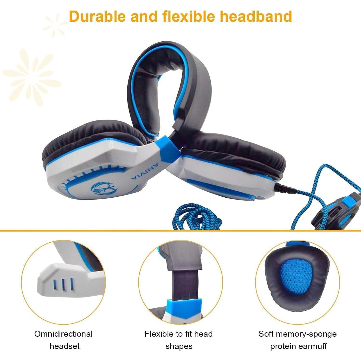 Auriculares Anivia Over-Ear NewestAH28 con Micrófono 3.5mm